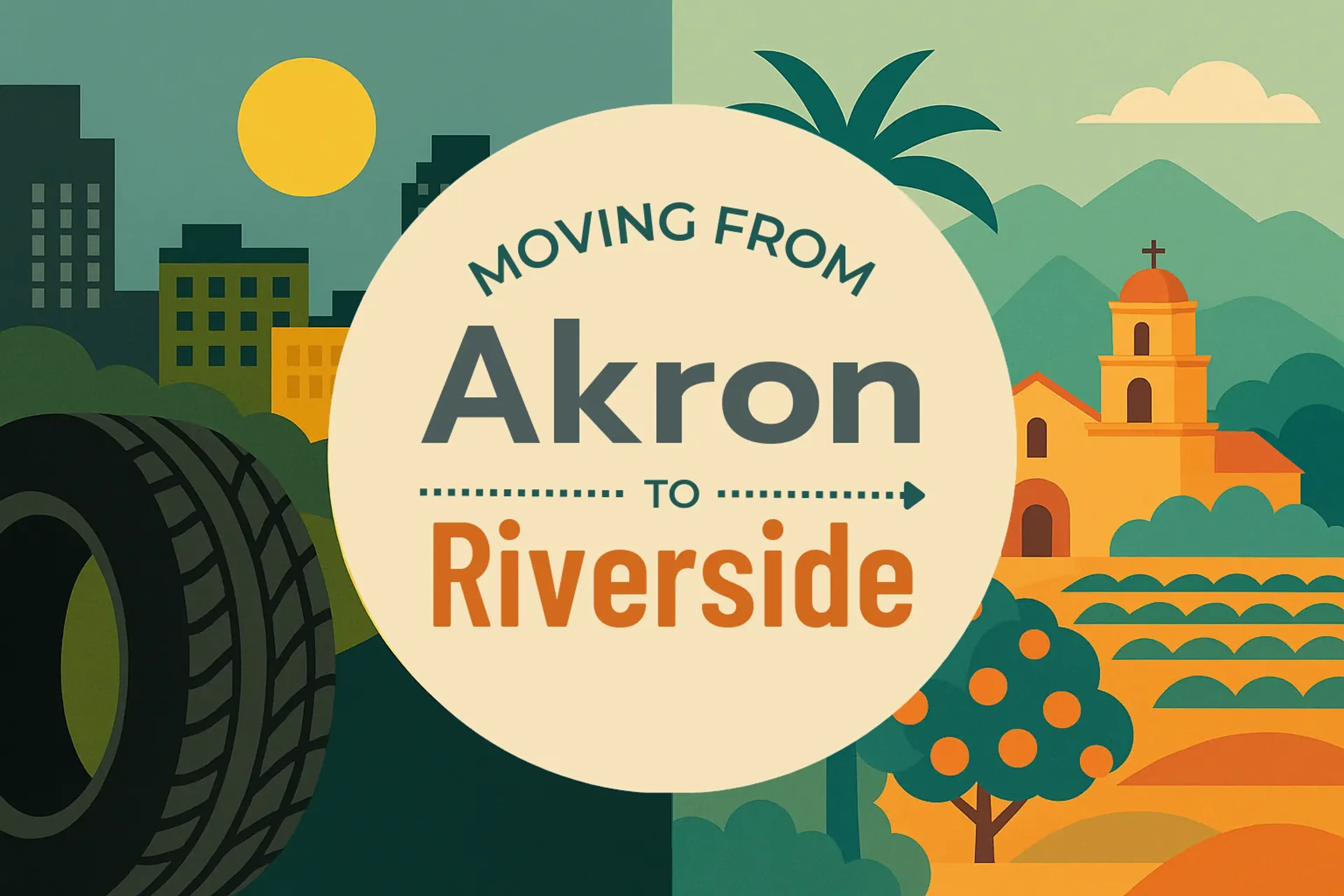 Side-by-side comparison of Akron to Riverside moving companies