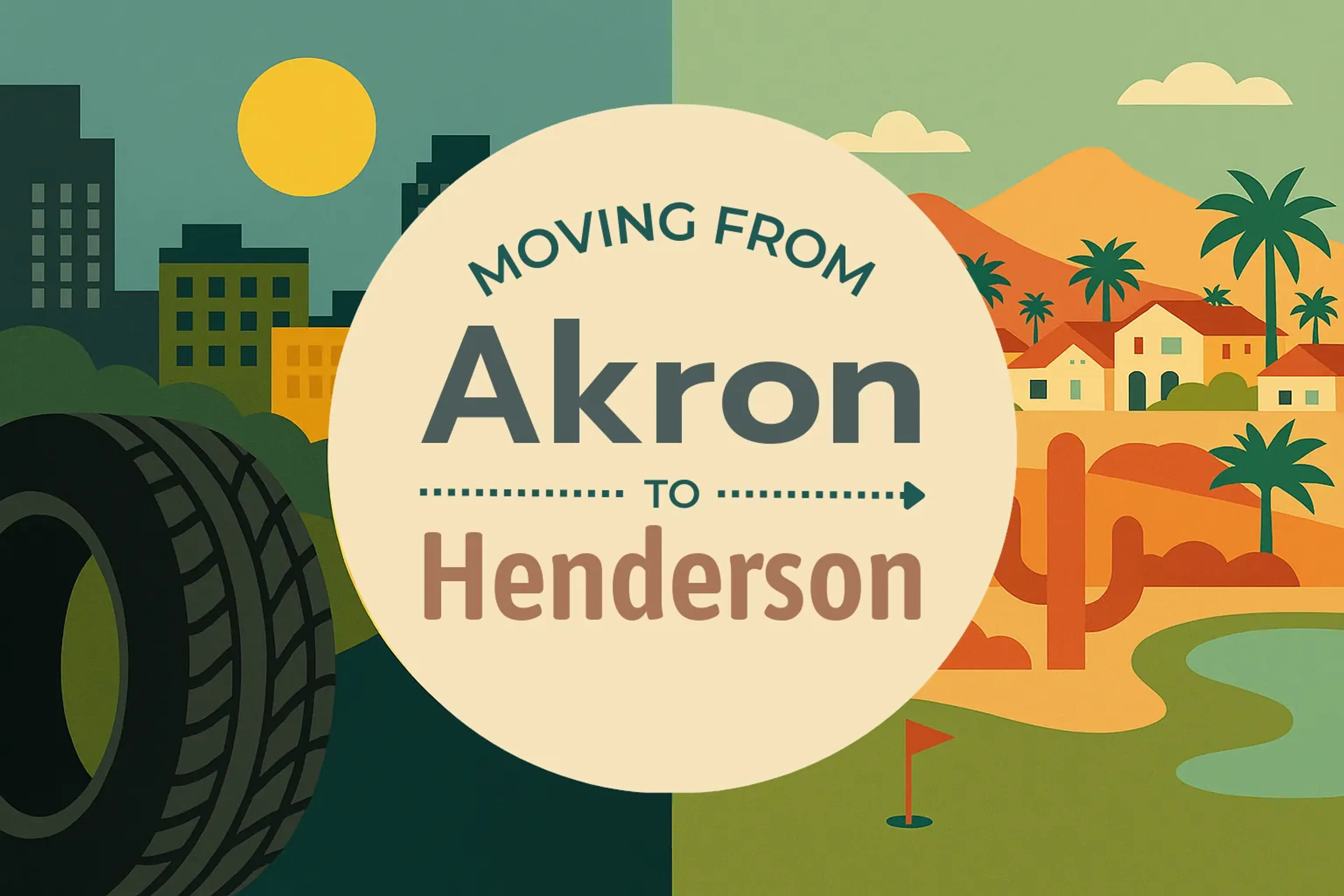 Side-by-side comparison of Akron to Henderson moving companies