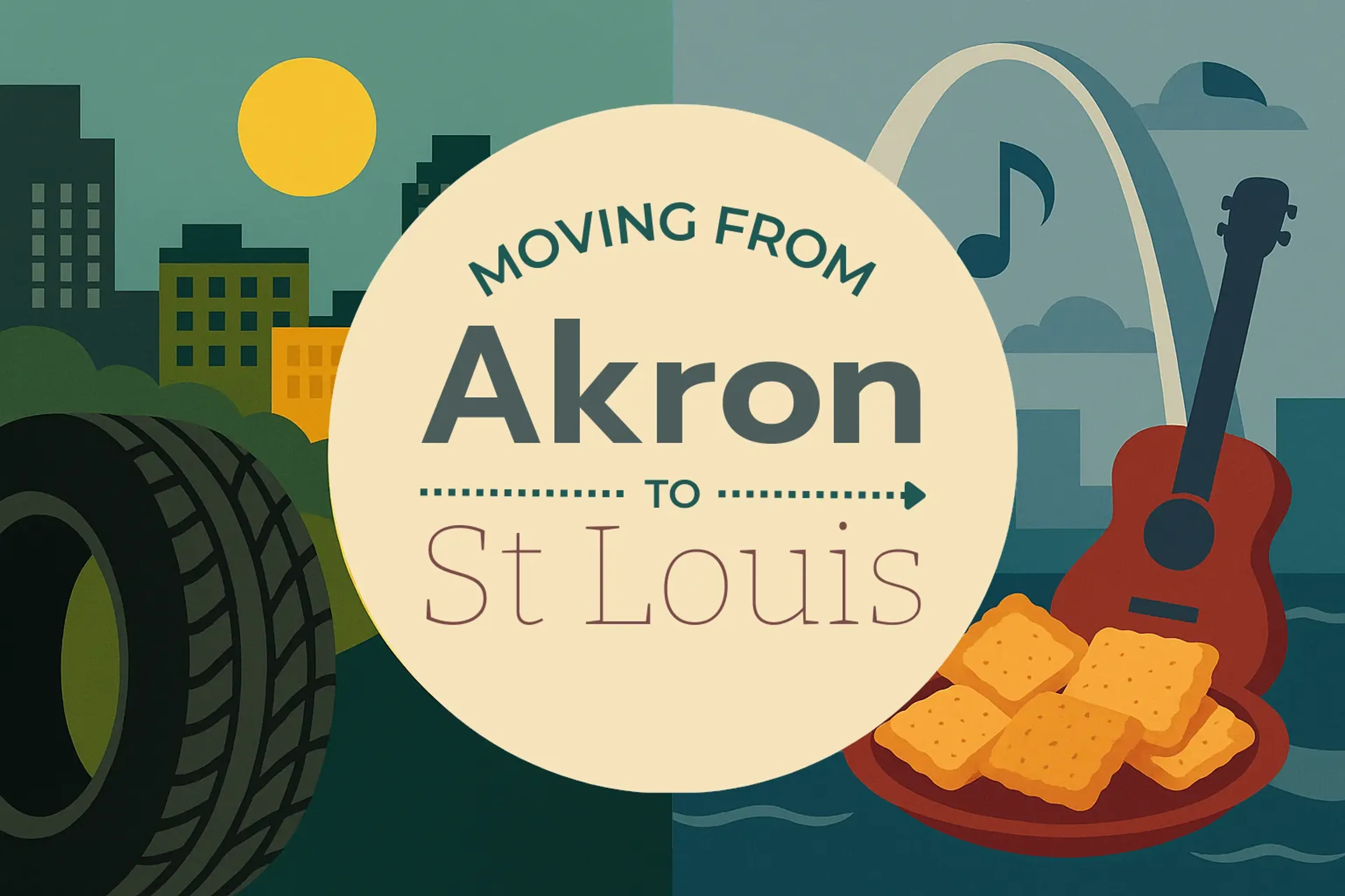 Side-by-side comparison of Akron to St. Louis moving companies