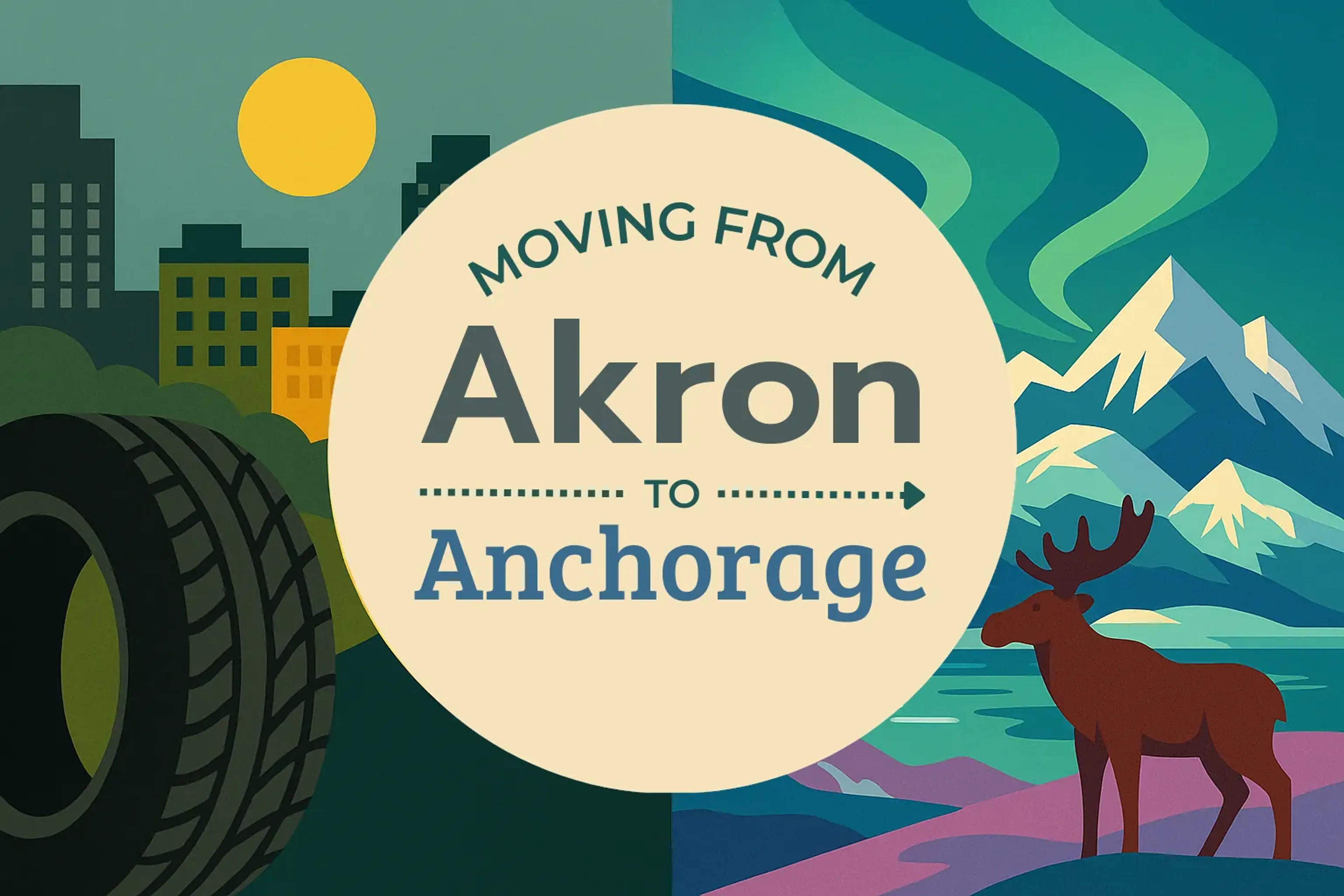 Side-by-side comparison of Akron to Anchorage moving companies