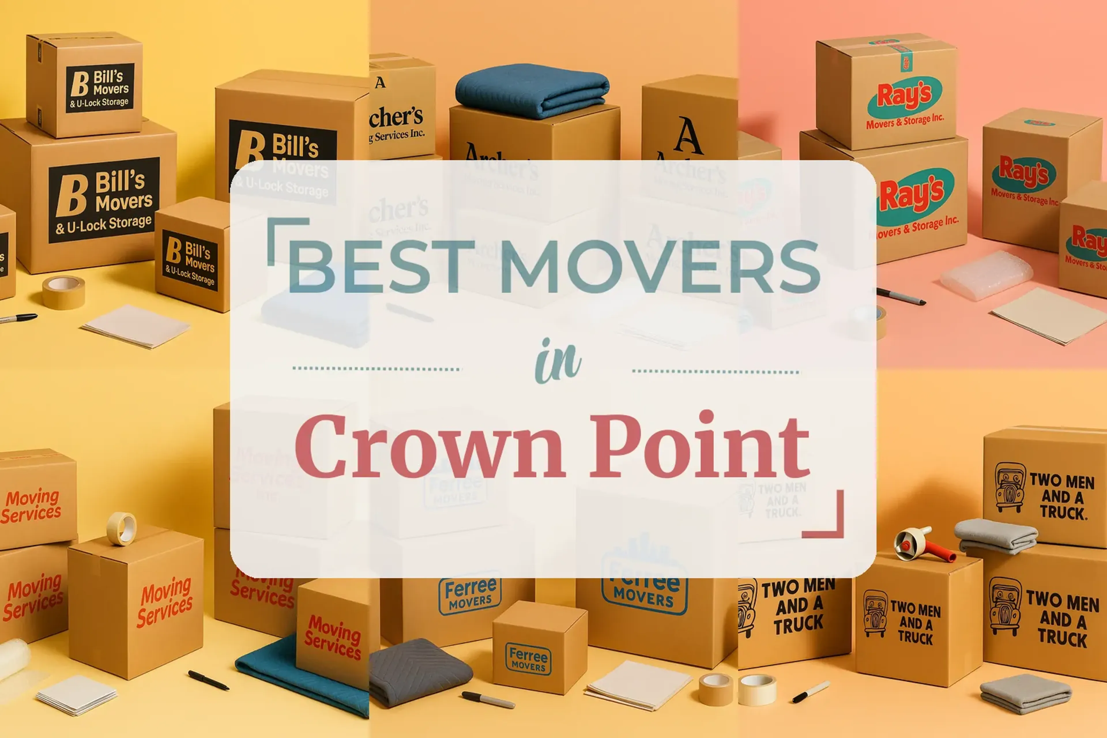 Side-by-side comparison of Crown Point moving companies