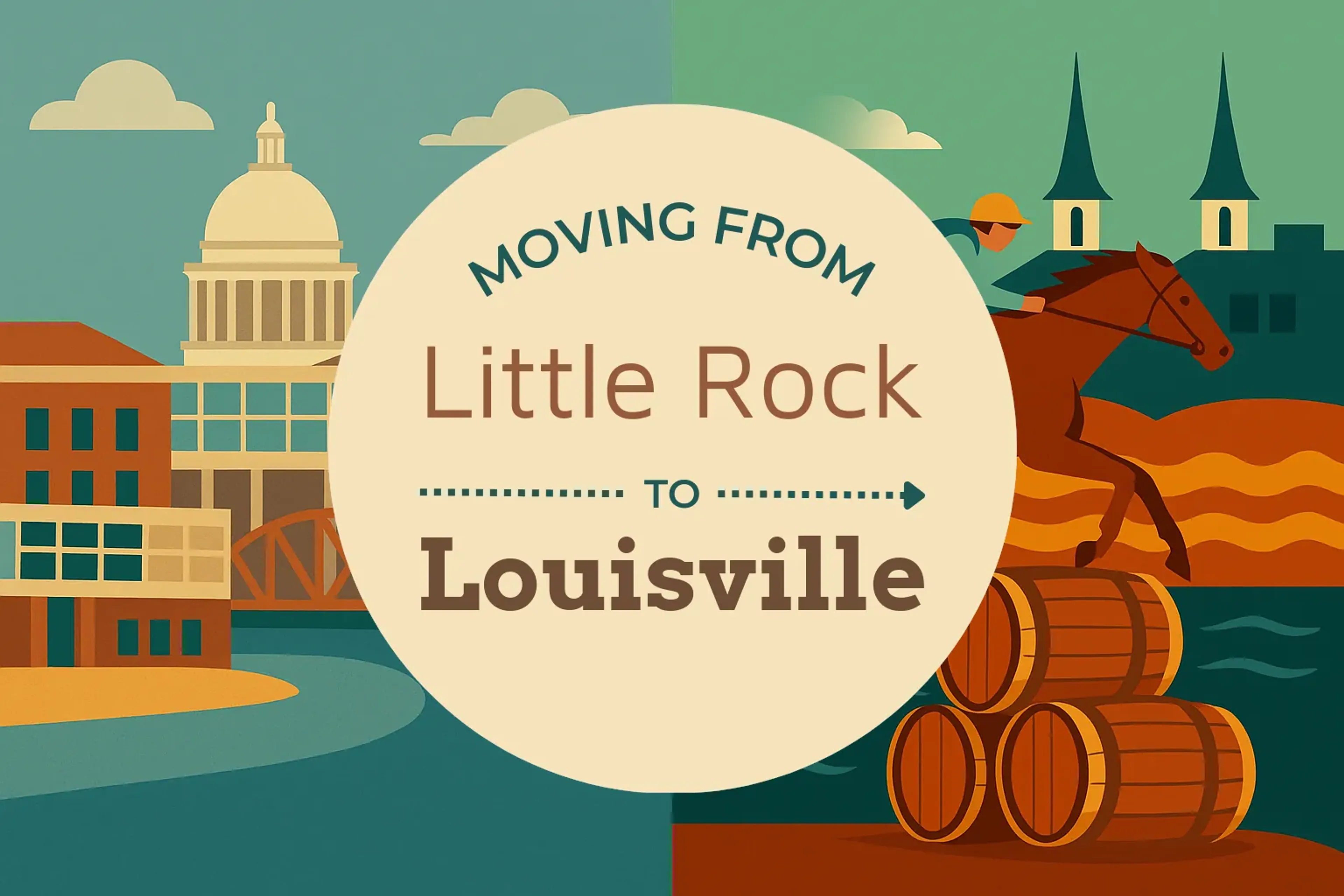 Side-by-side comparison of Little Rock to Louisville moving companies