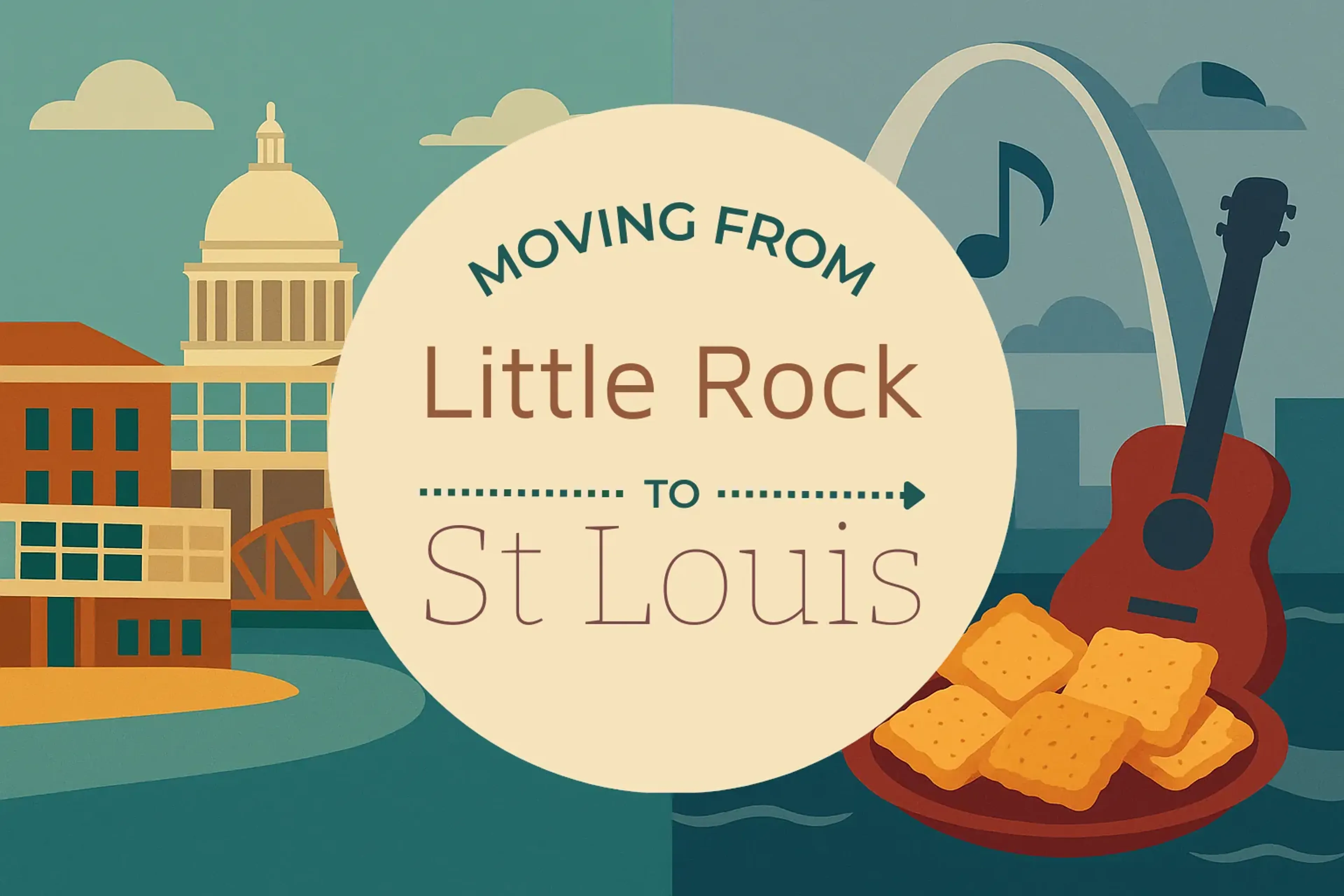 Side-by-side comparison of Little Rock to St. Louis moving companies