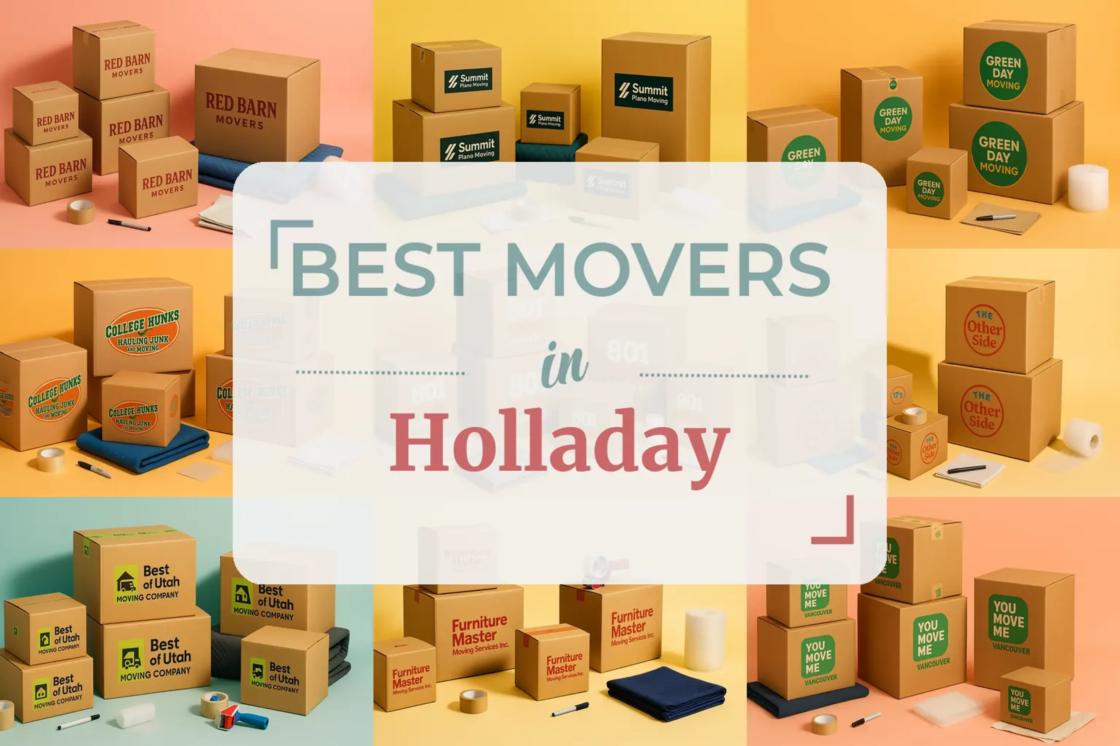Side-by-side comparison of Holladay moving companies