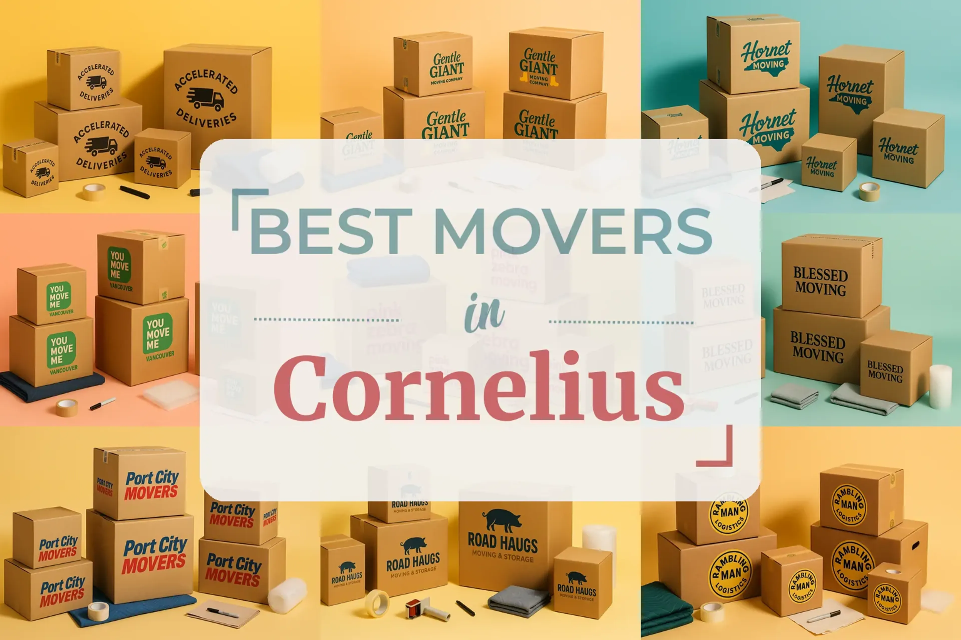 Side-by-side comparison of Cornelius moving companies