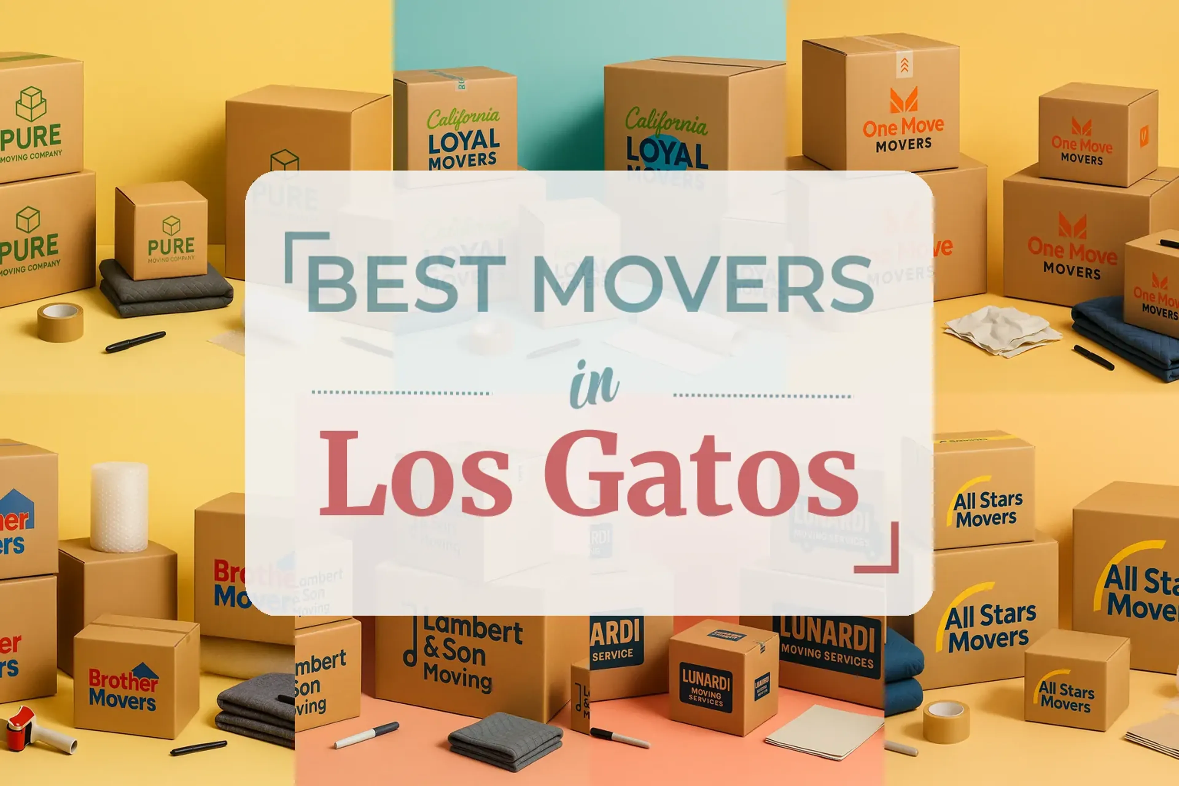 Side-by-side comparison of Los Gatos moving companies