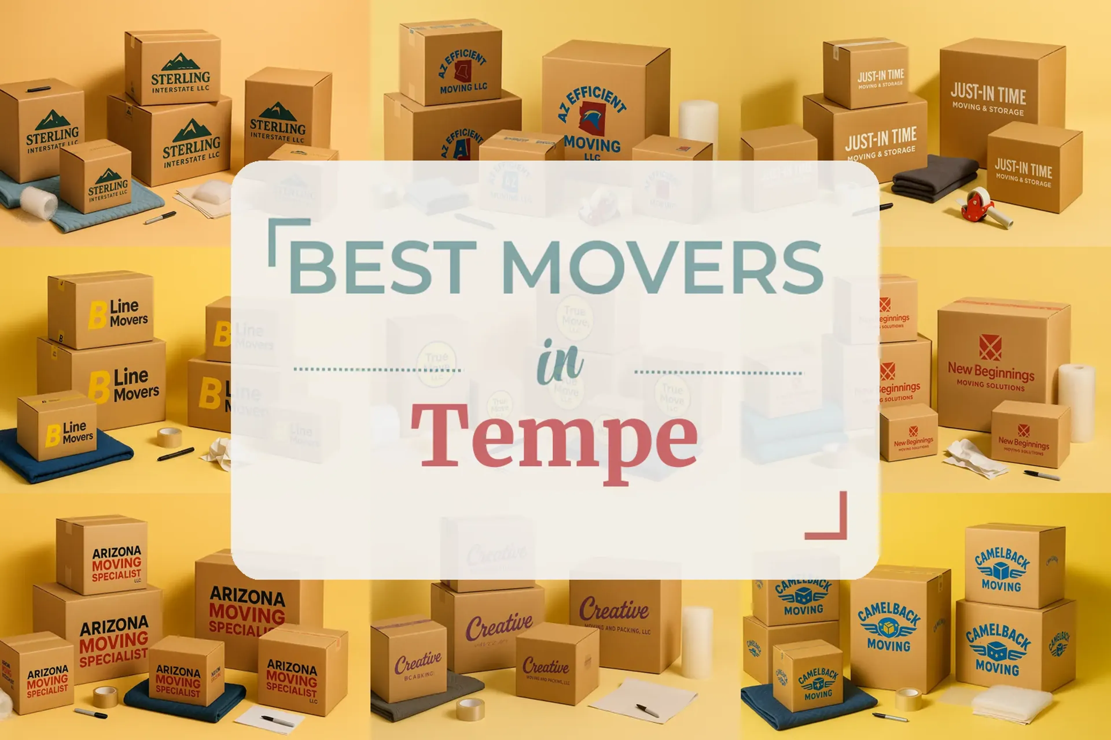 Side-by-side comparison of Tempe moving companies