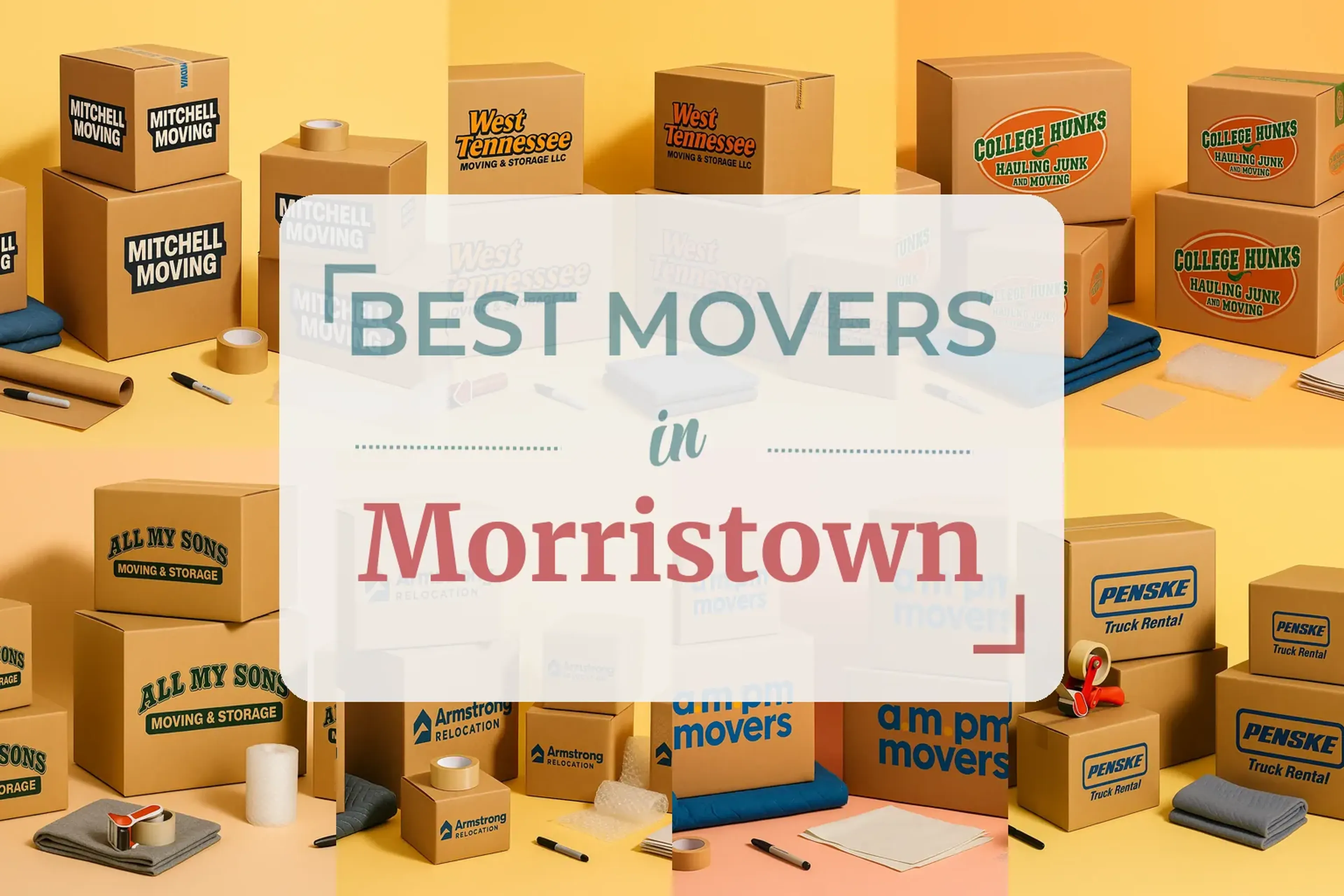 Side-by-side comparison of Morristown moving companies