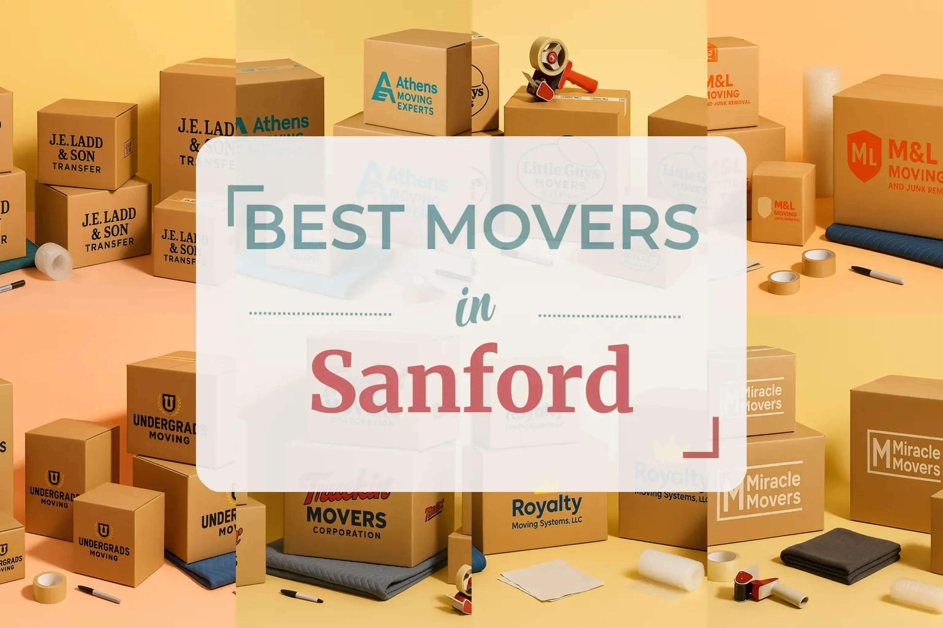 Side-by-side comparison of Sanford moving companies