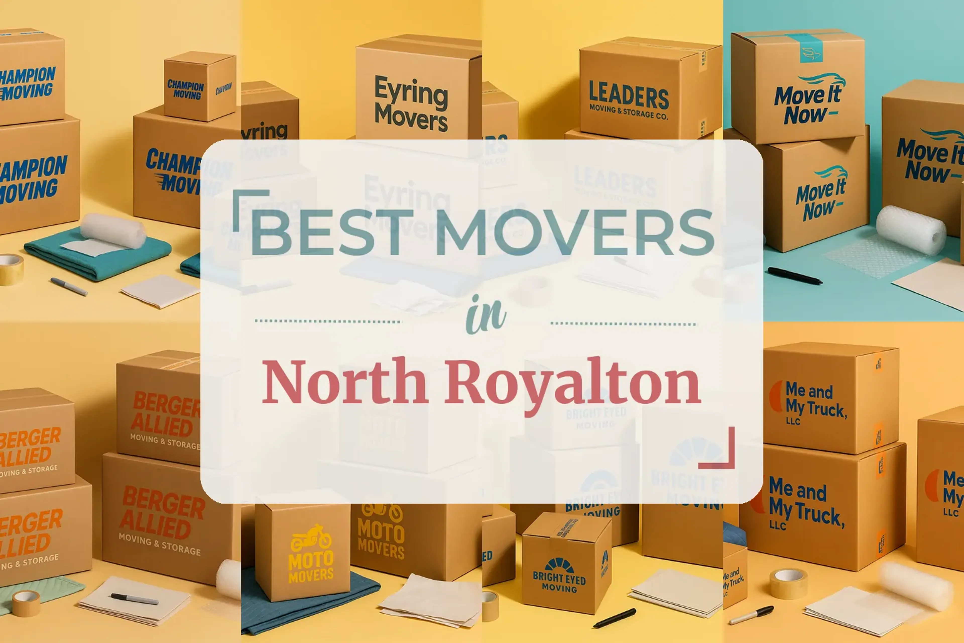 Side-by-side comparison of North Royalton moving companies