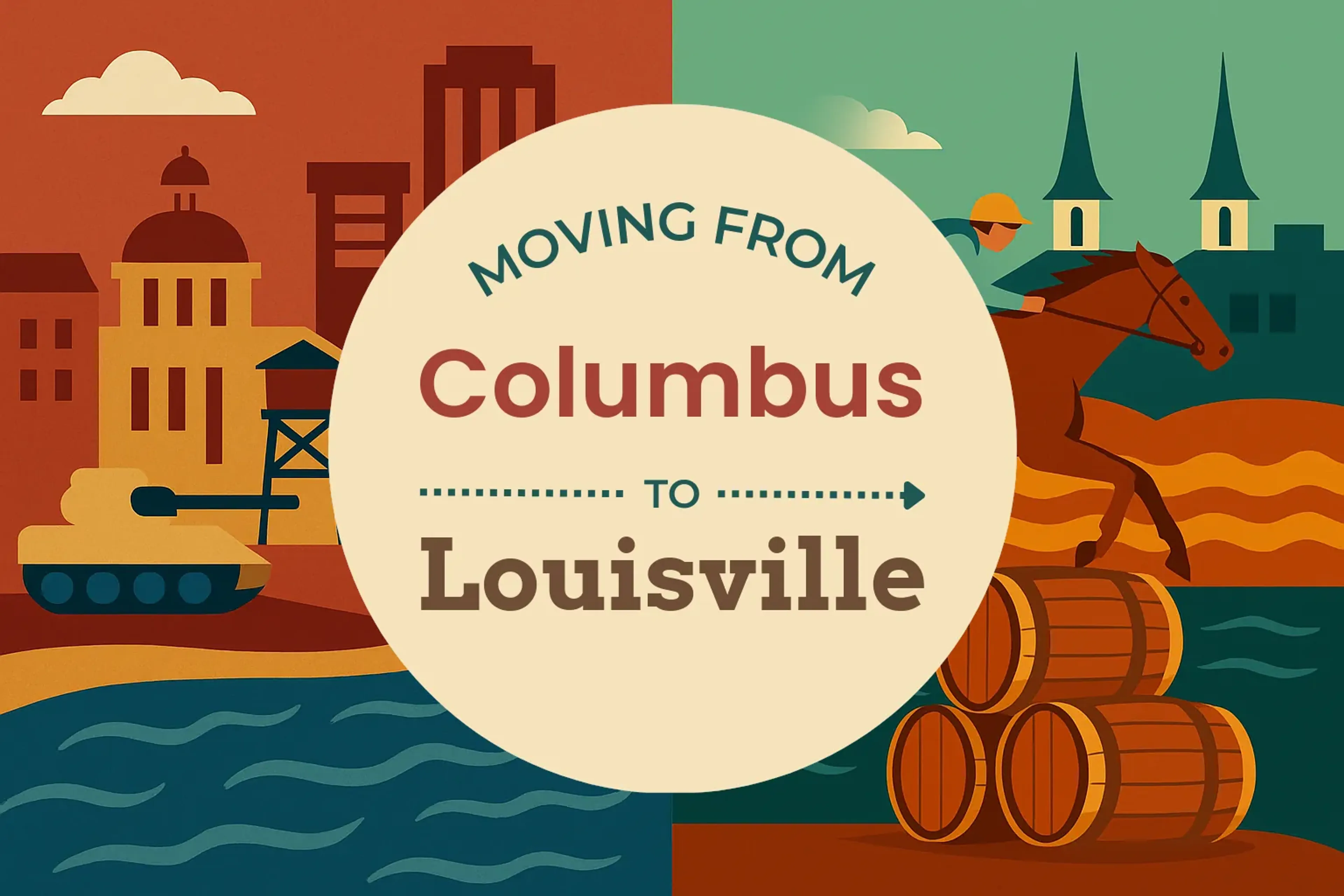 Side-by-side comparison of Columbus to Louisville moving companies
