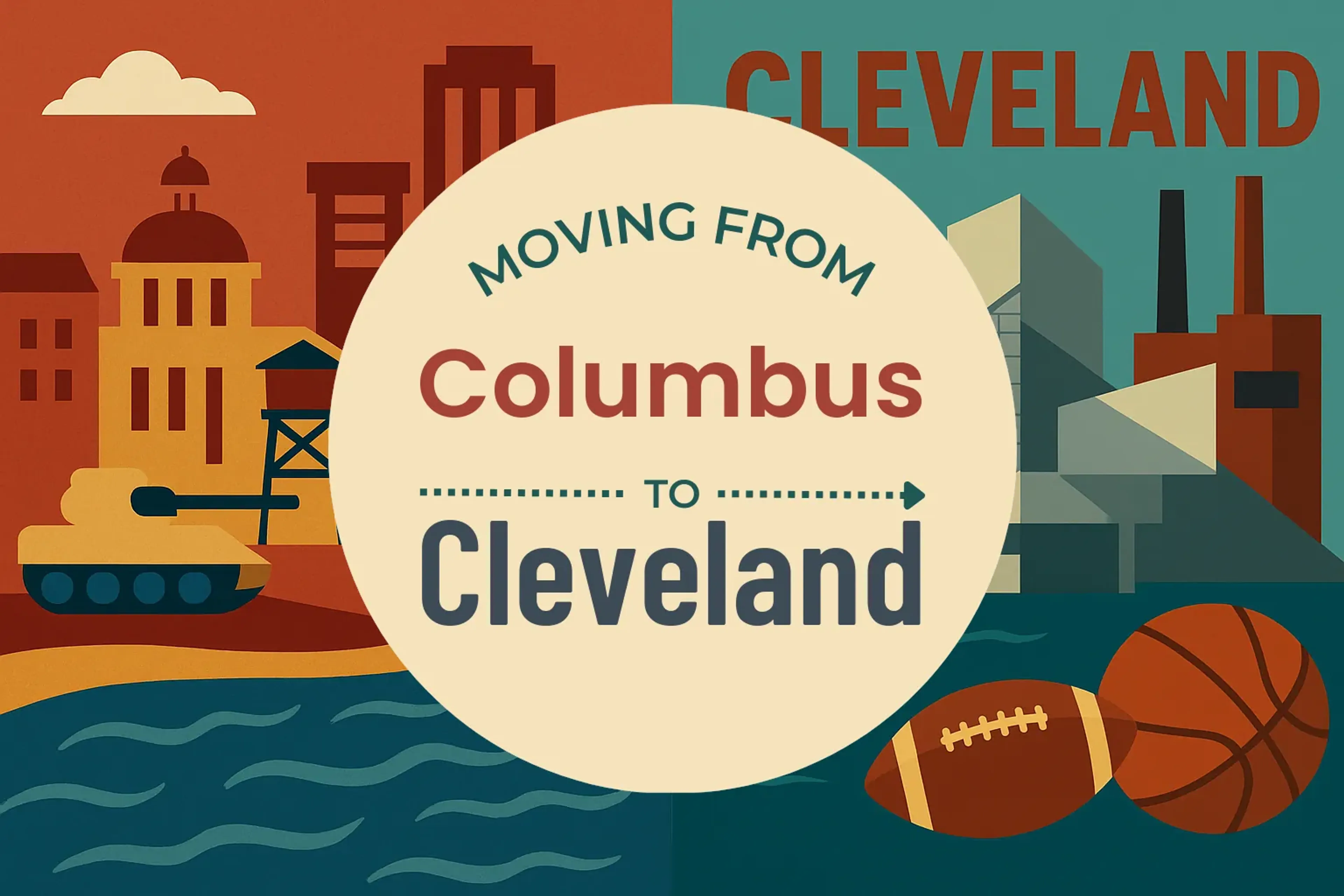 Side-by-side comparison of Columbus to Cleveland moving companies