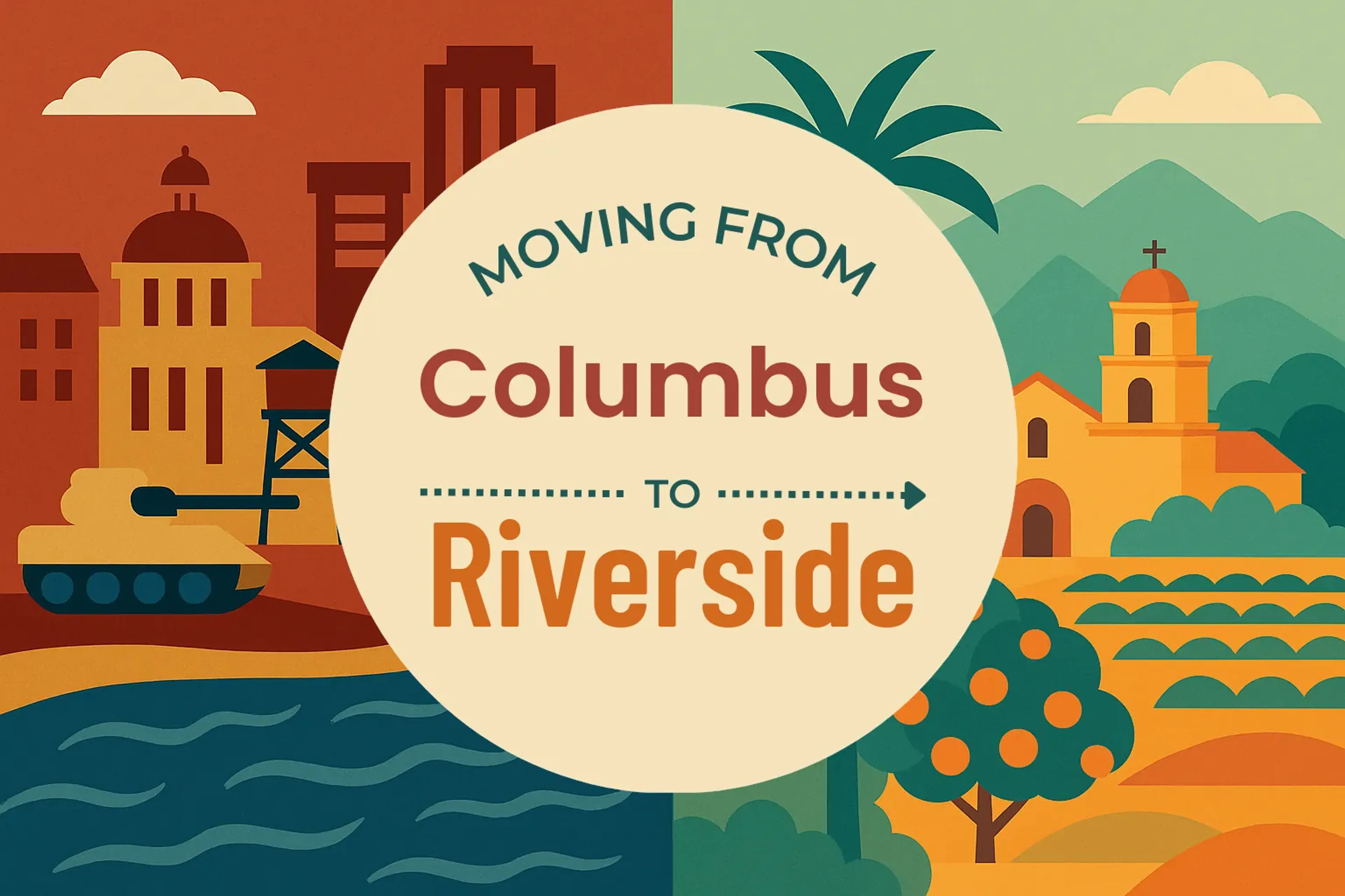 Side-by-side comparison of Columbus to Riverside moving companies