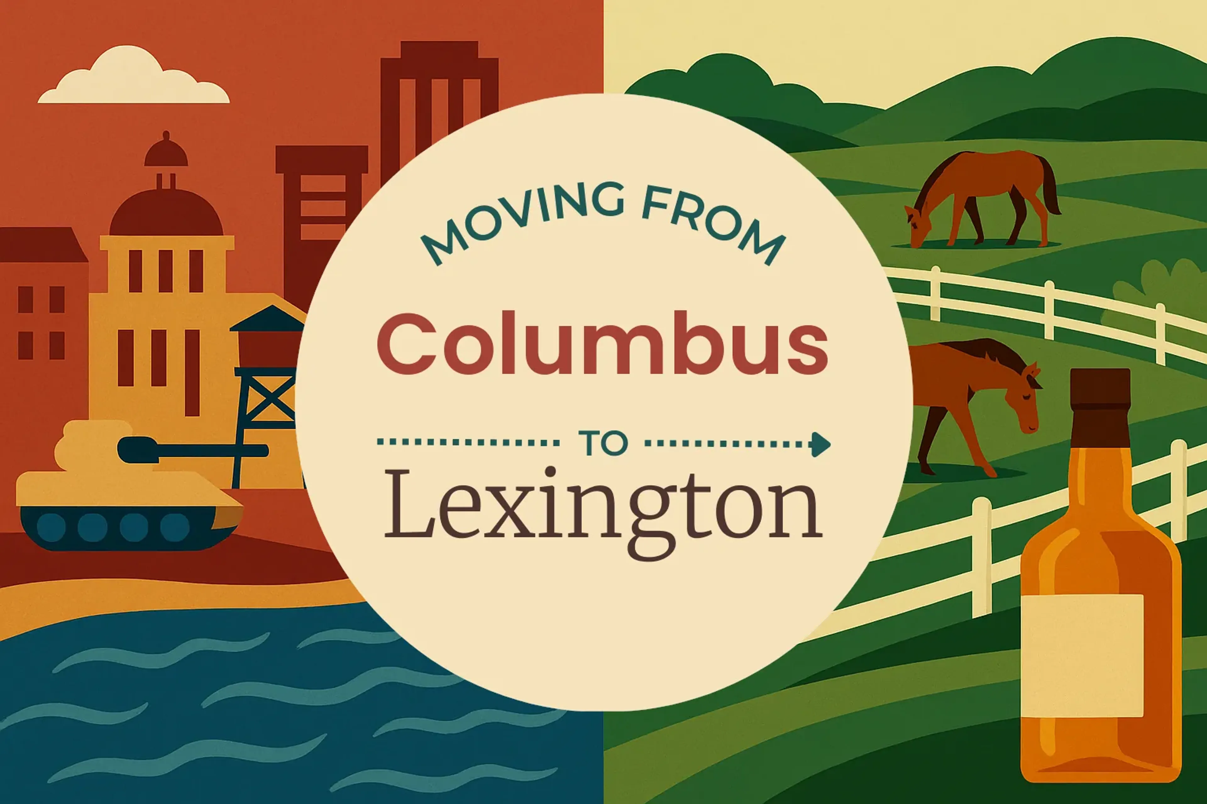 Side-by-side comparison of Columbus to Lexington moving companies