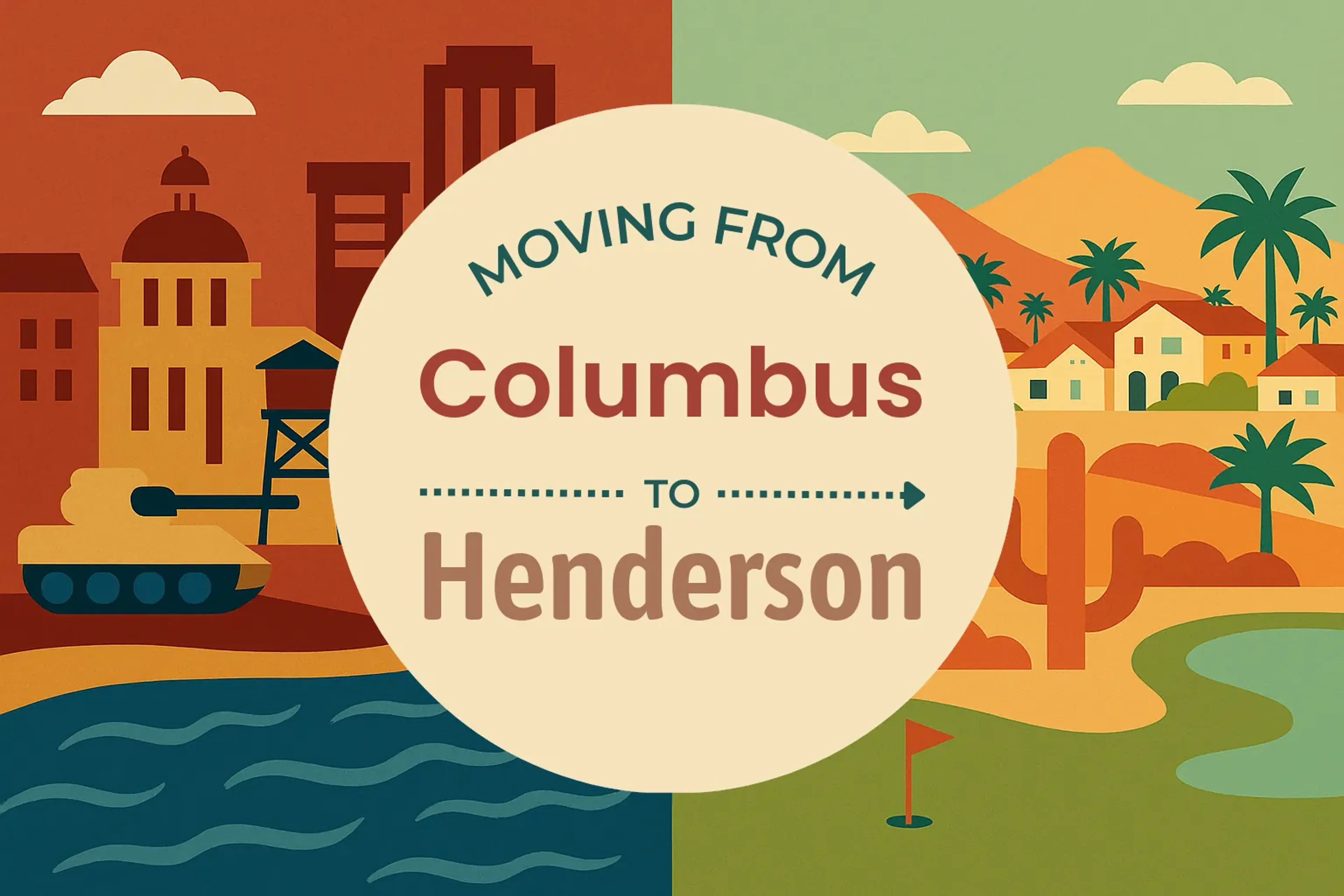 Side-by-side comparison of Columbus to Henderson moving companies