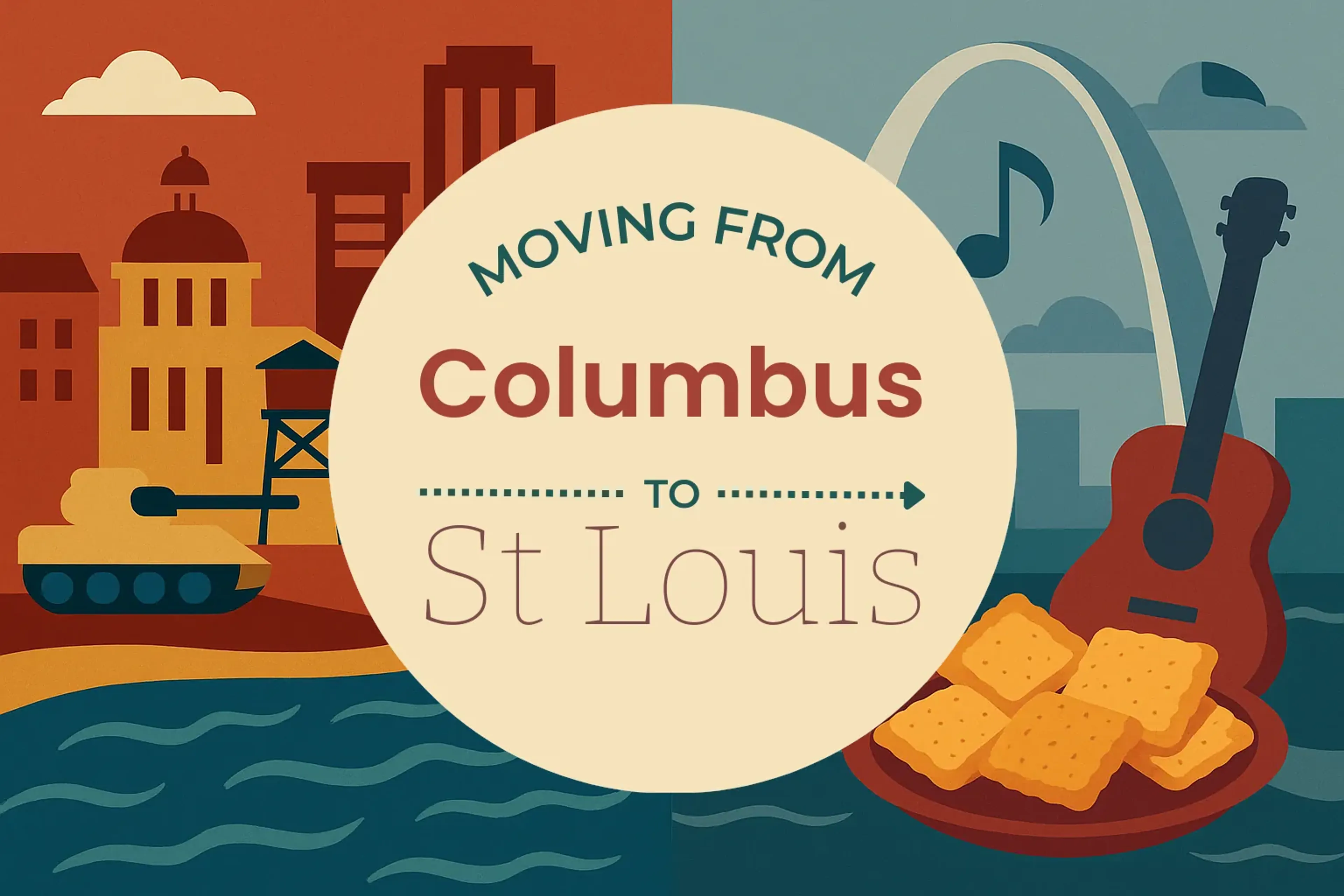 Side-by-side comparison of Columbus to St. Louis moving companies