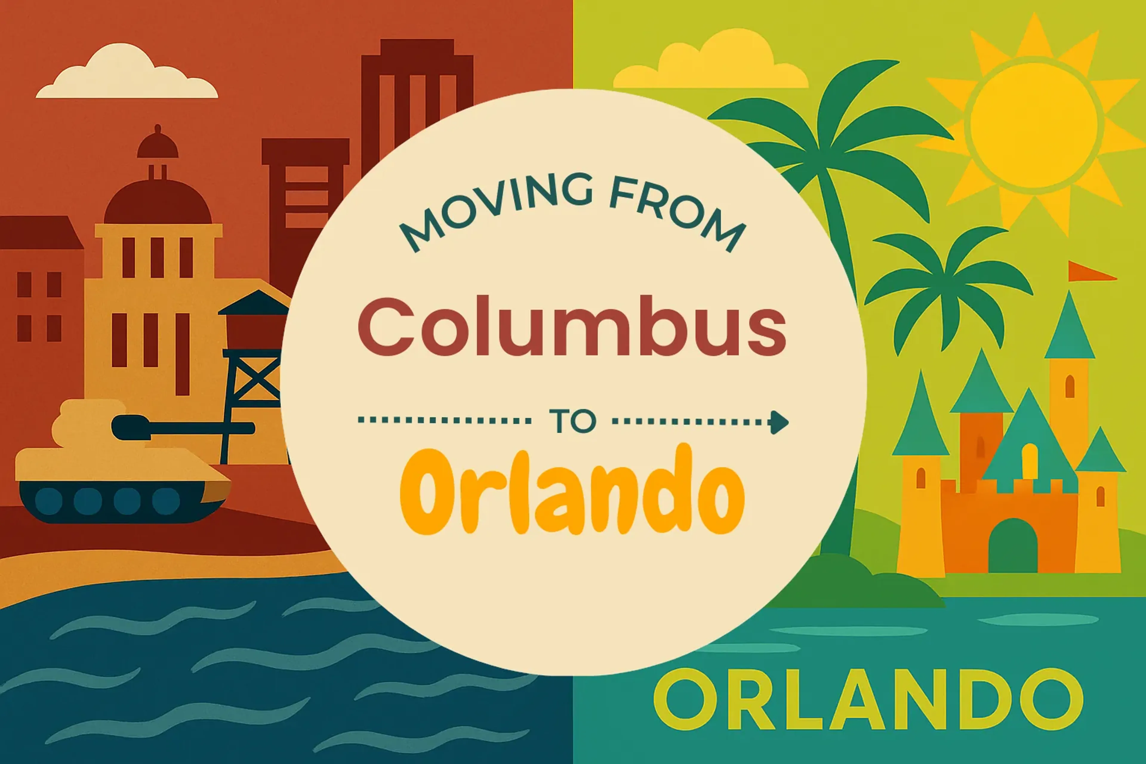 Side-by-side comparison of Columbus to Orlando moving companies