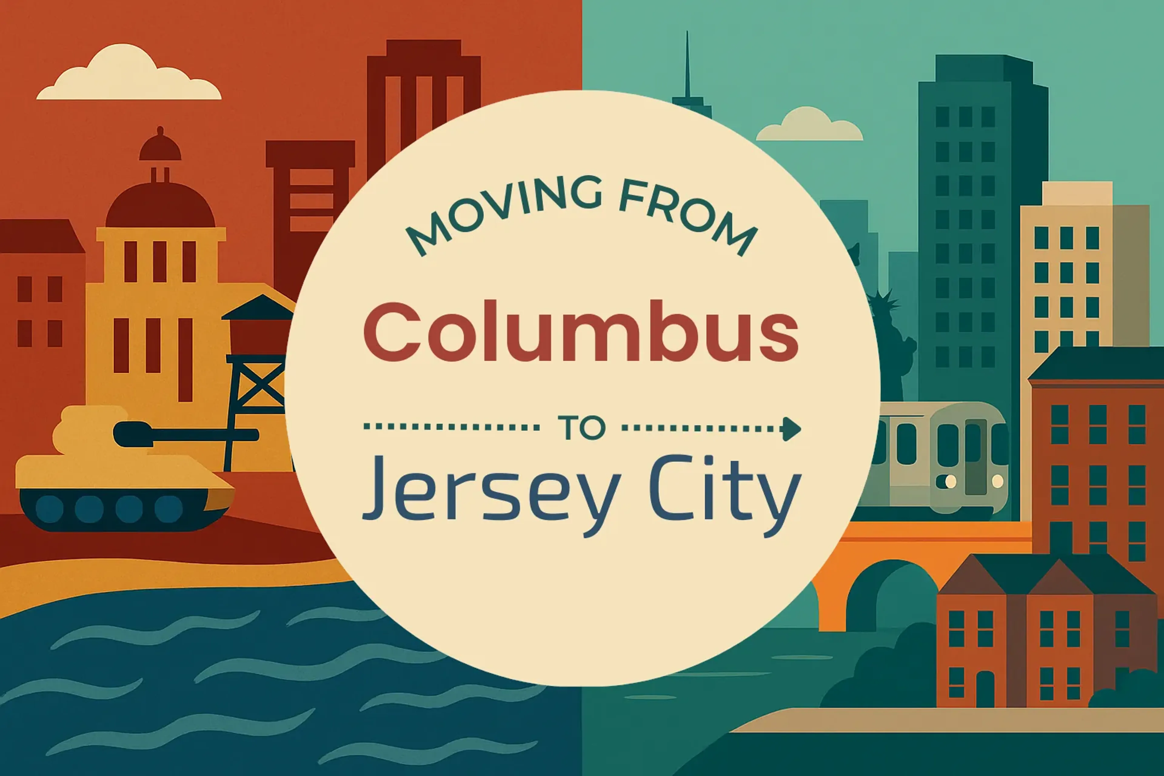 Side-by-side comparison of Columbus to Jersey City moving companies