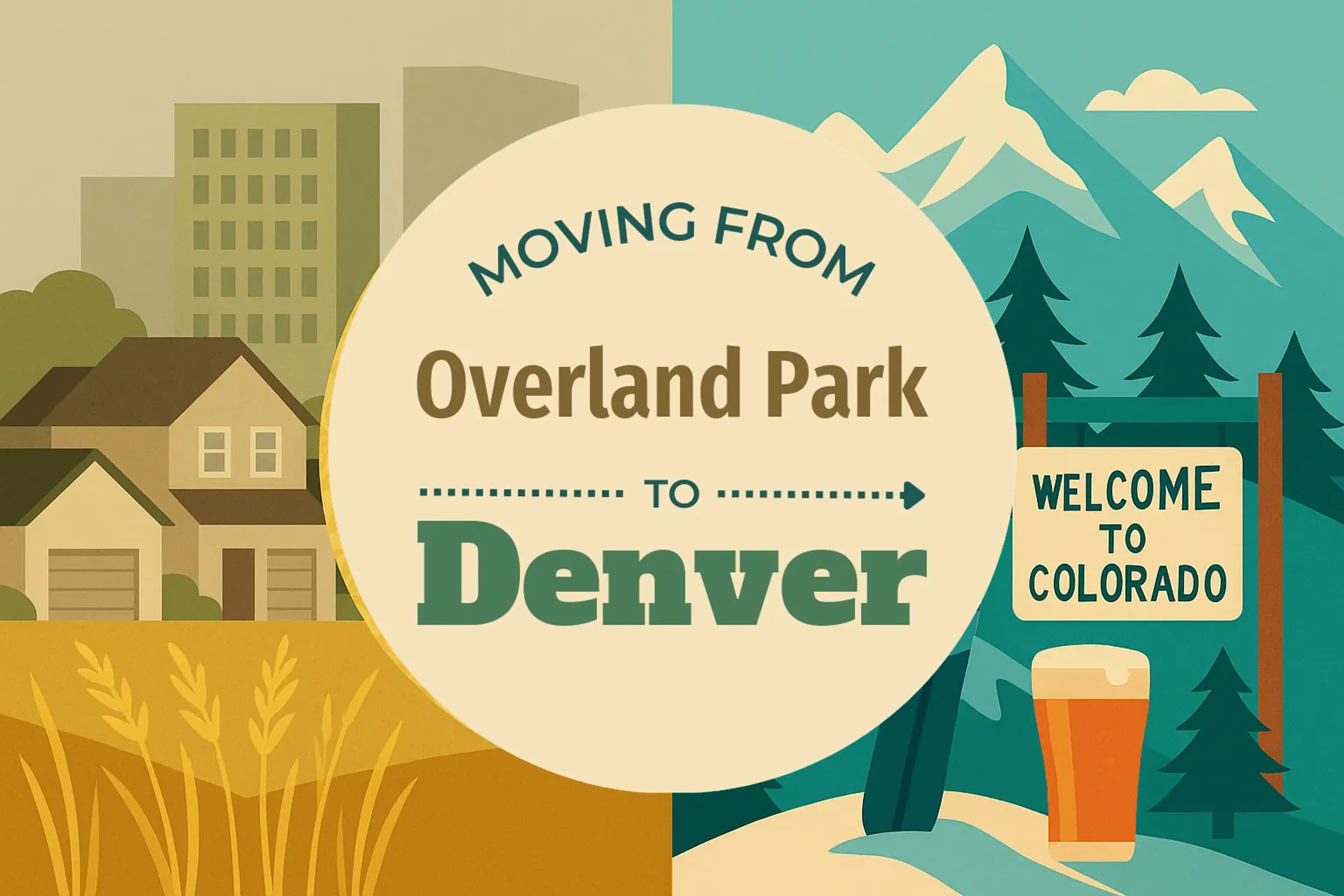 Side-by-side comparison of Overland Park to Denver moving companies
