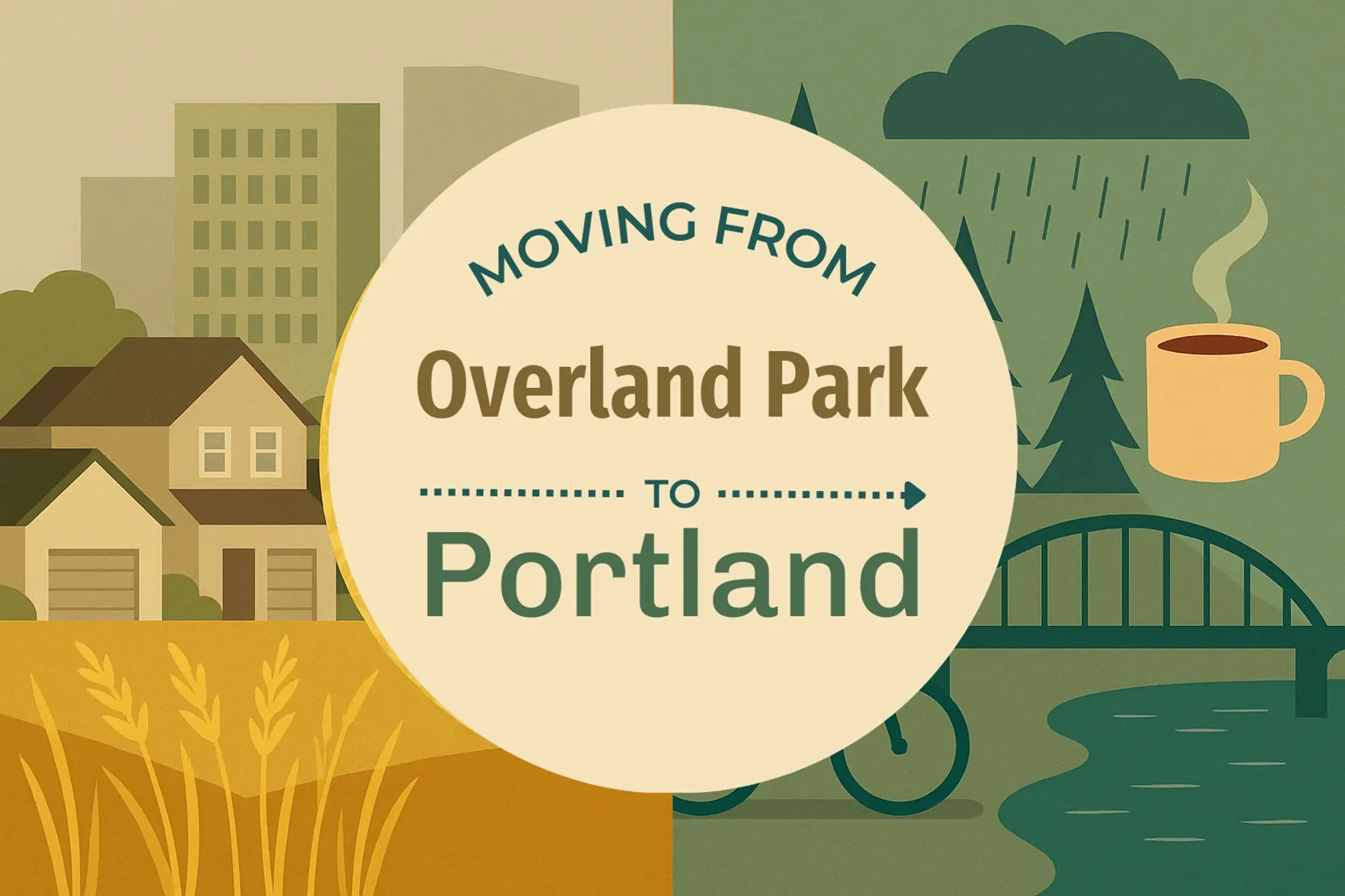 Side-by-side comparison of Overland Park to Portland moving companies