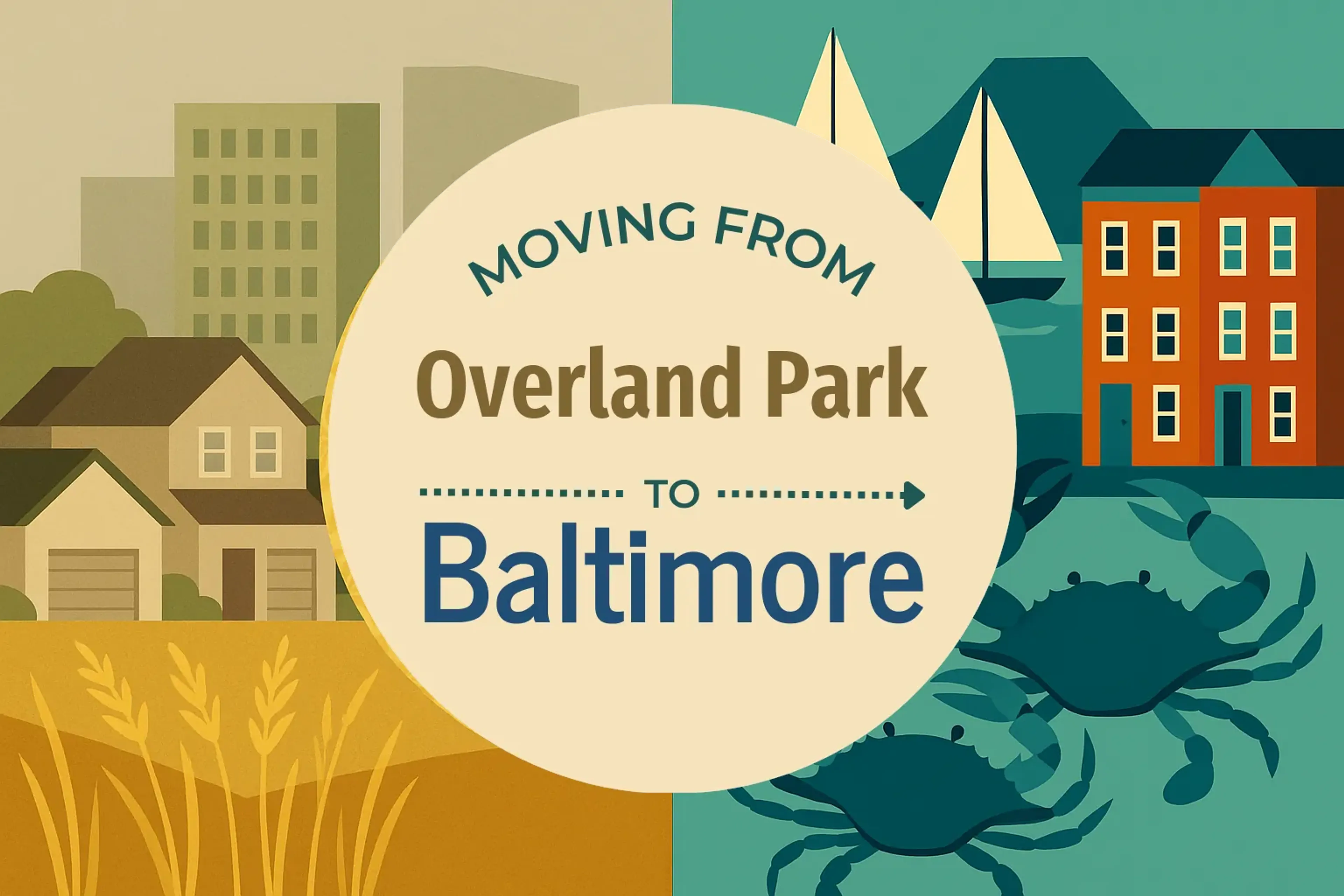 Side-by-side comparison of Overland Park to Baltimore moving companies