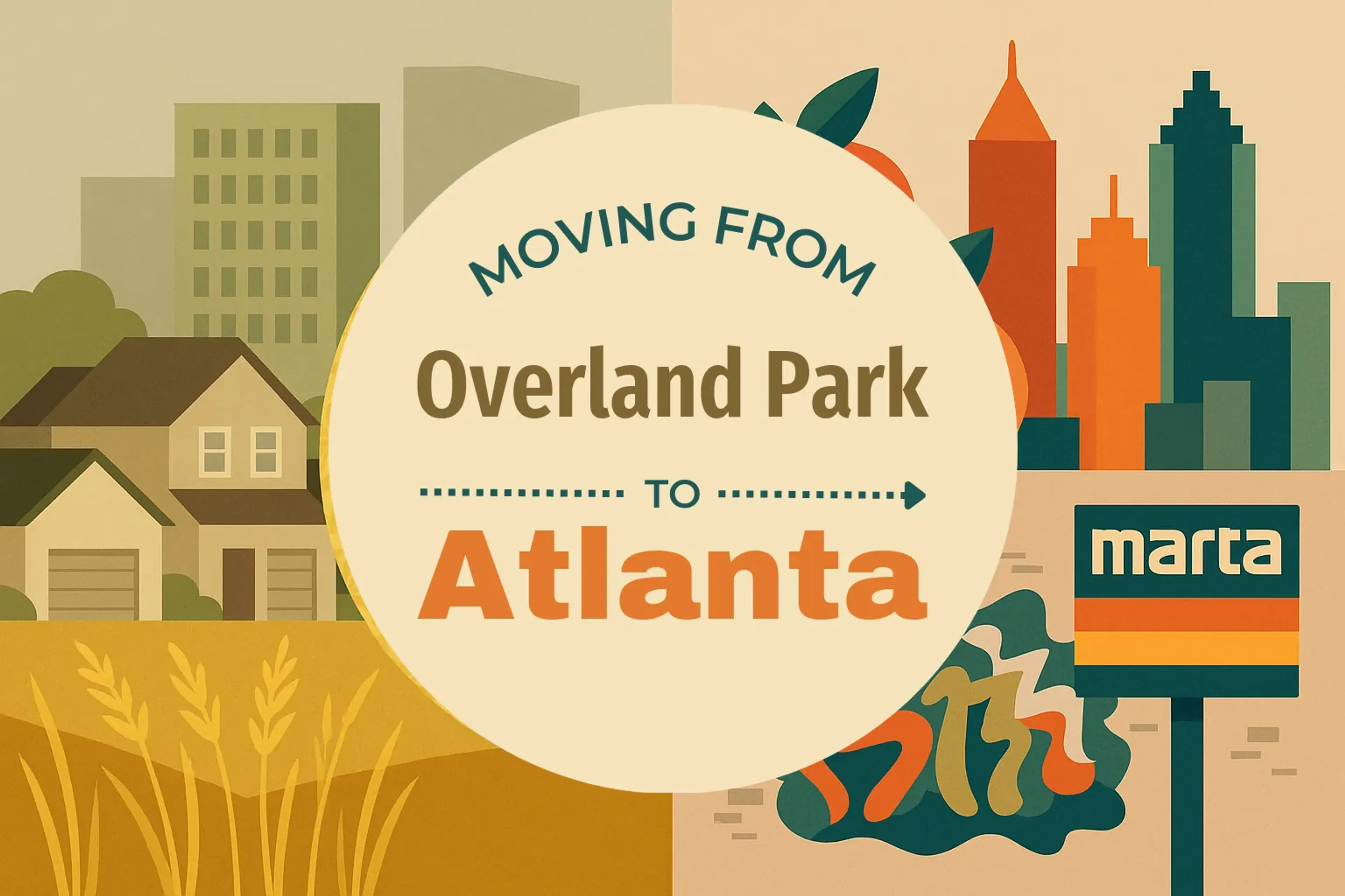 Side-by-side comparison of Overland Park to Atlanta moving companies