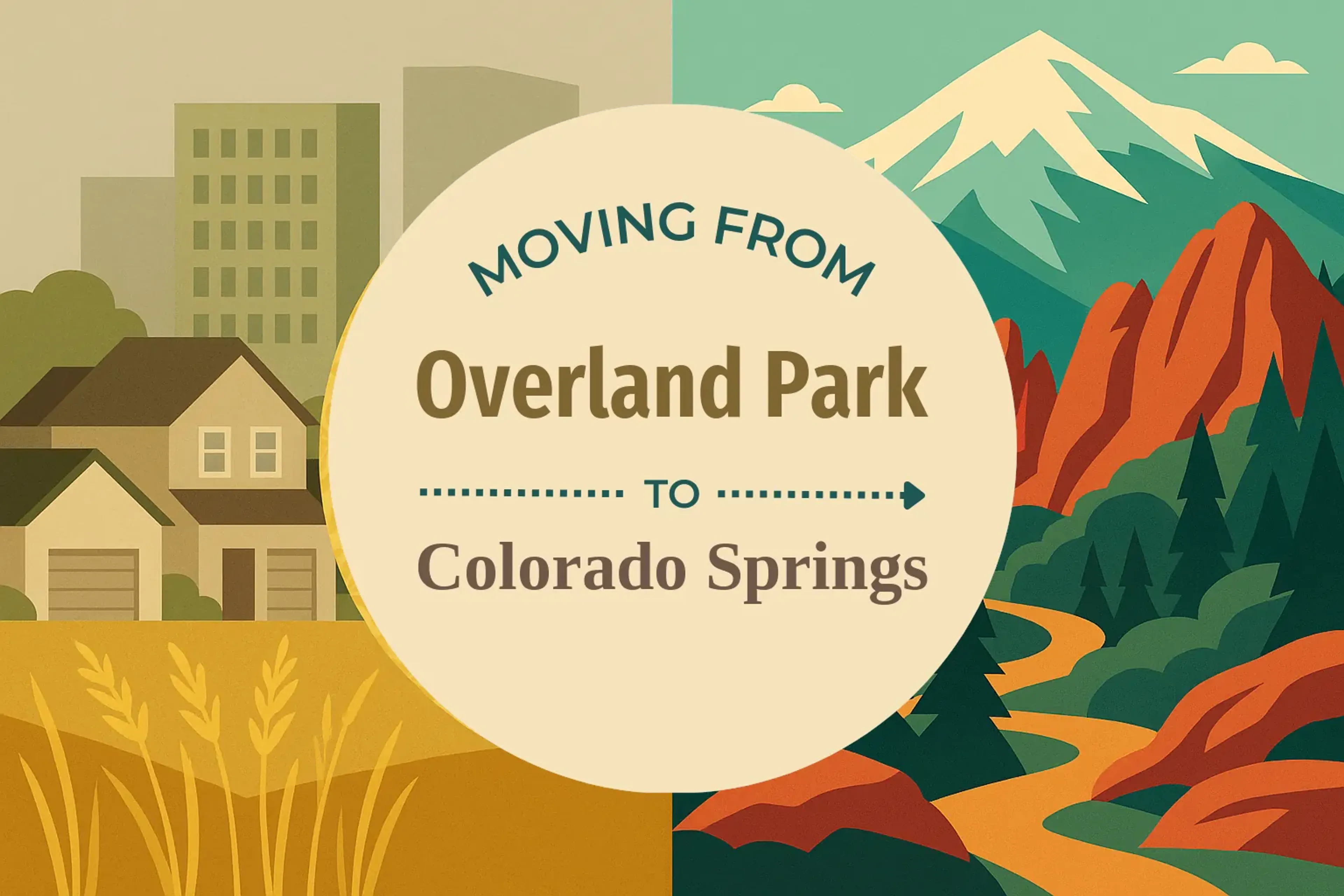 Side-by-side comparison of Overland Park to Colorado Springs moving companies