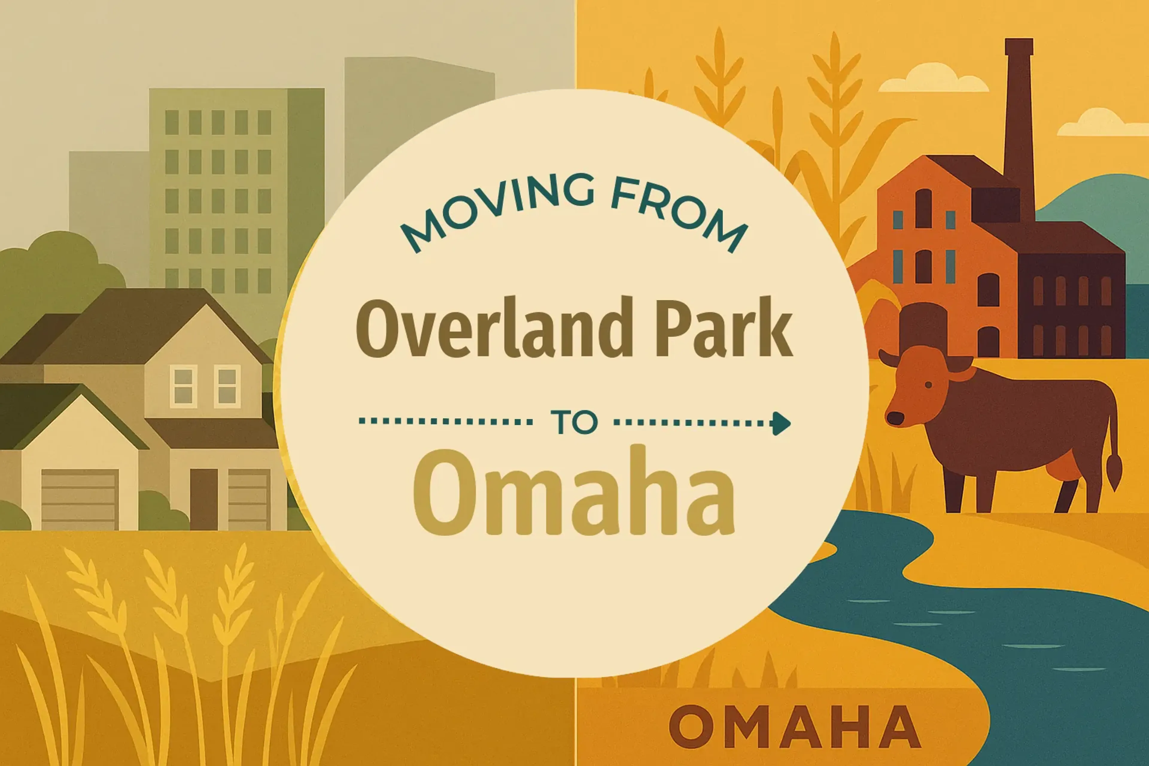 Side-by-side comparison of Overland Park to Omaha moving companies