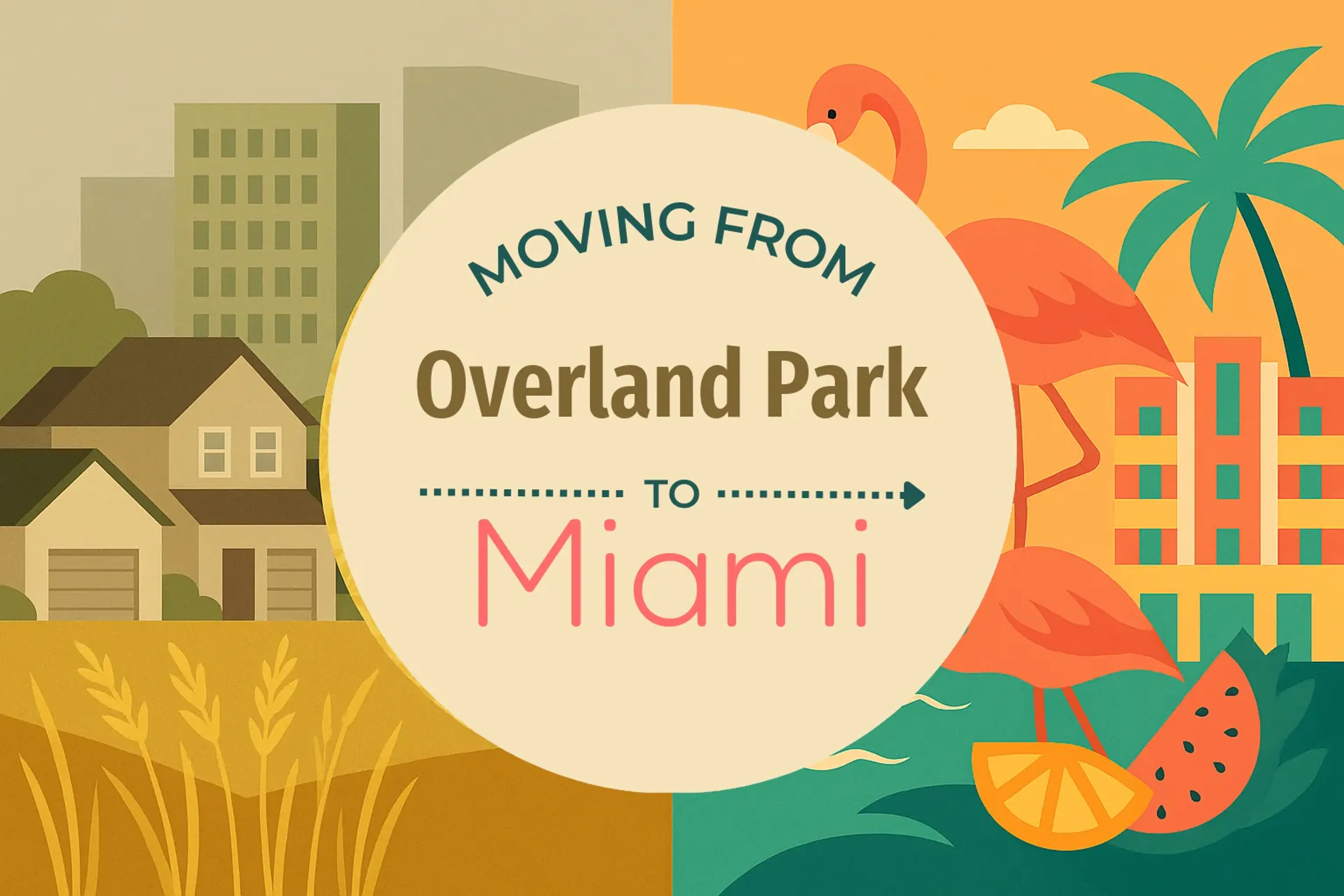 Side-by-side comparison of Overland Park to Miami moving companies