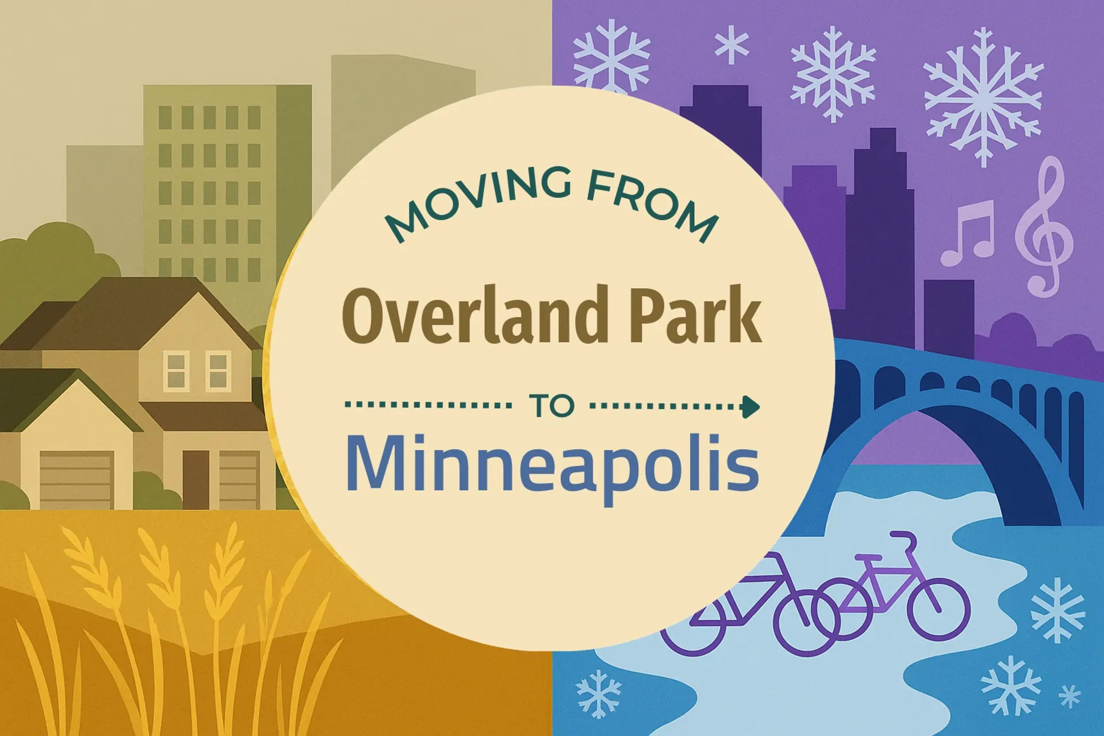 Side-by-side comparison of Overland Park to Minneapolis moving companies