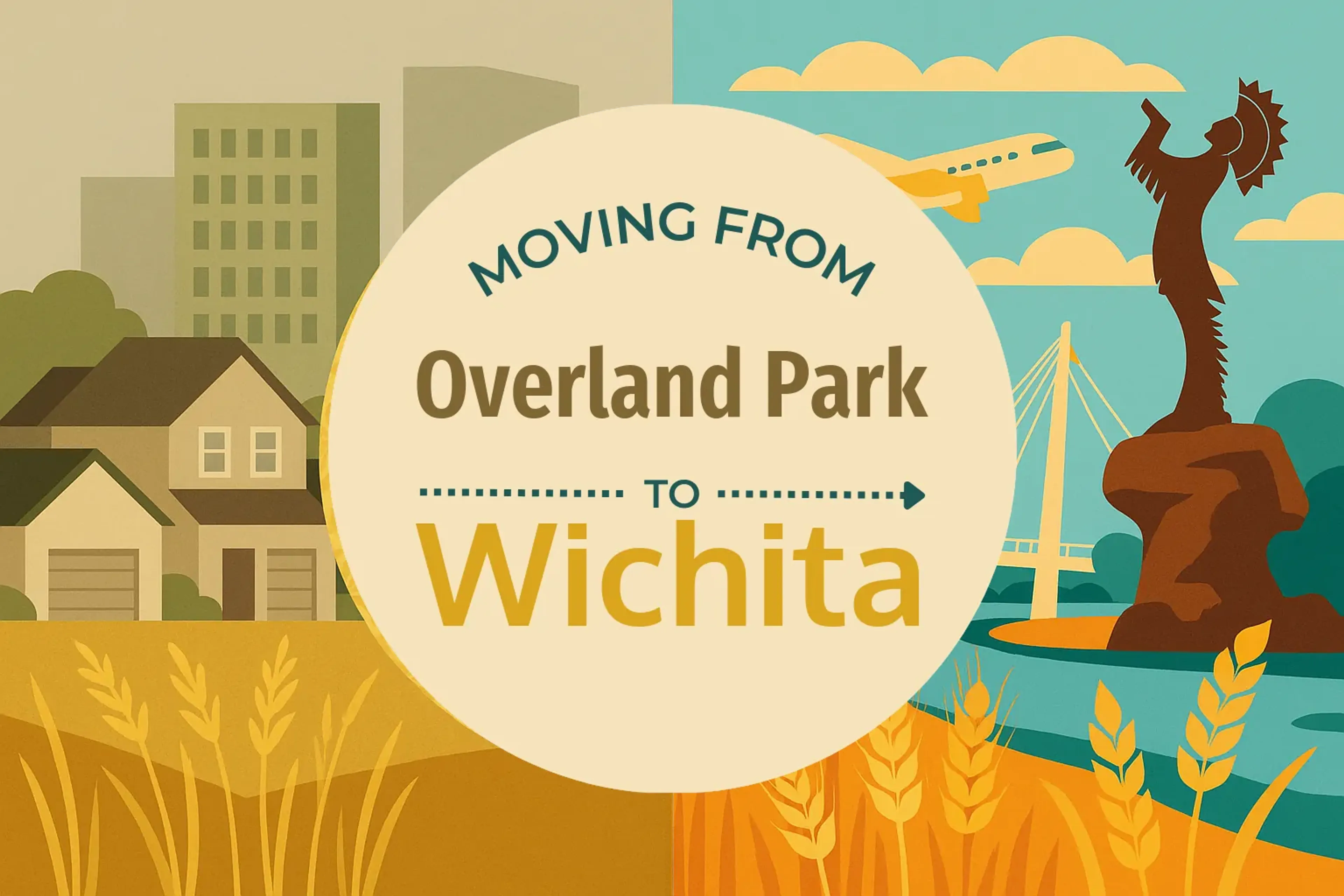 Side-by-side comparison of Overland Park to Wichita moving companies