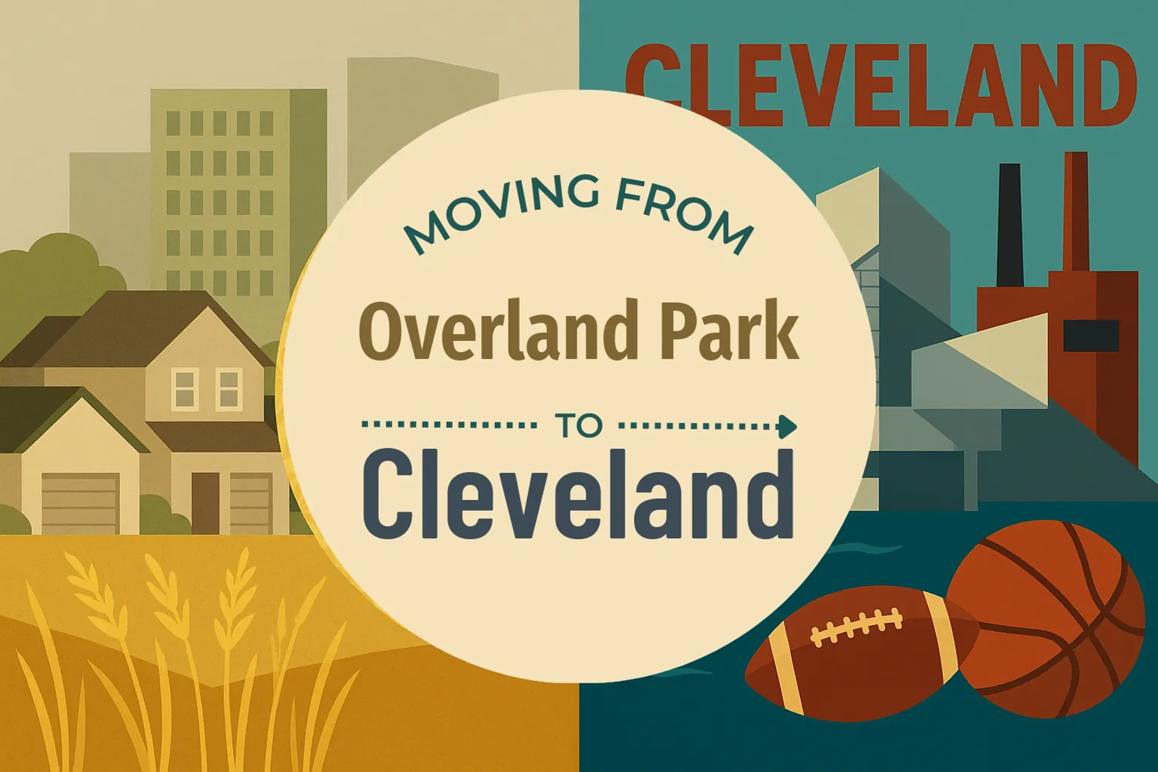 Side-by-side comparison of Overland Park to Cleveland moving companies