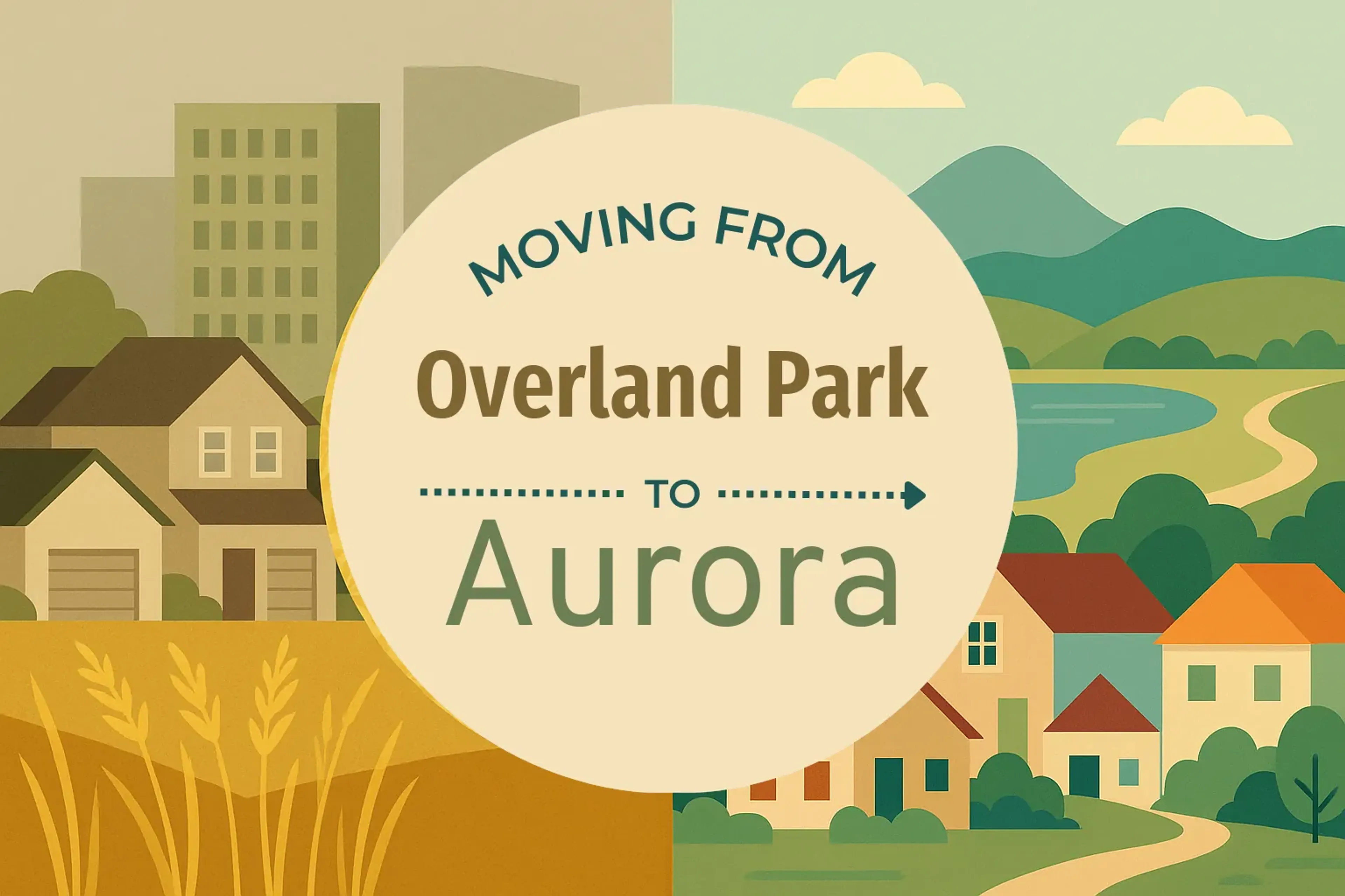 Side-by-side comparison of Overland Park to Aurora moving companies