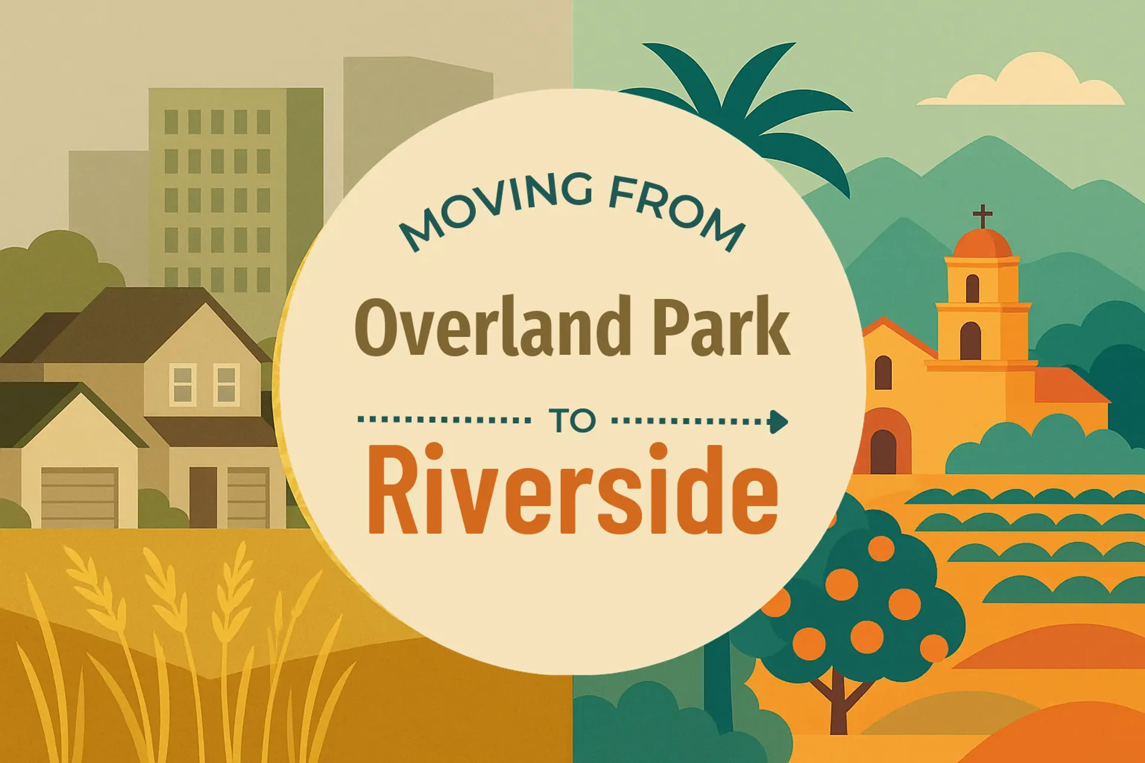 Side-by-side comparison of Overland Park to Riverside moving companies
