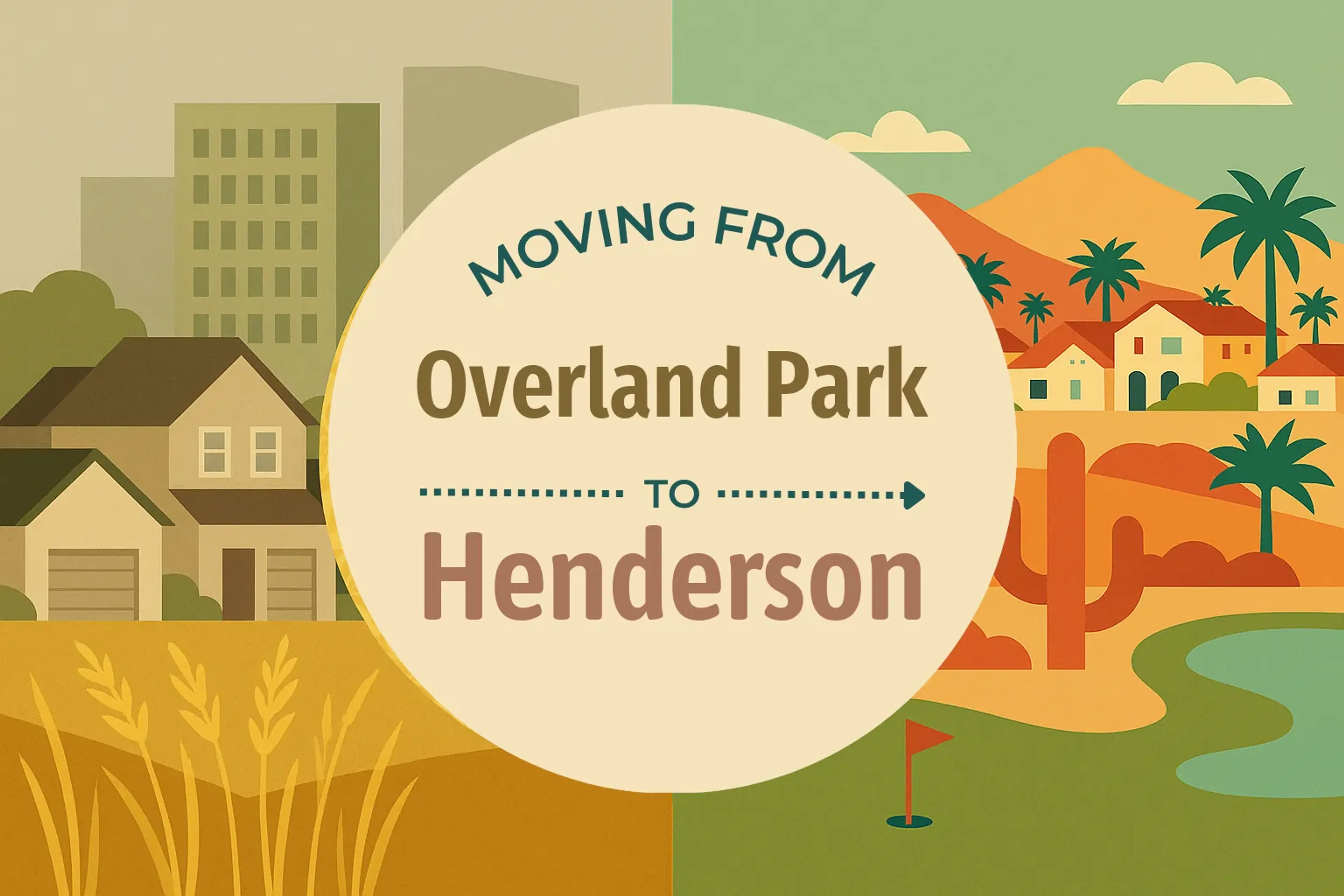 Side-by-side comparison of Overland Park to Henderson moving companies