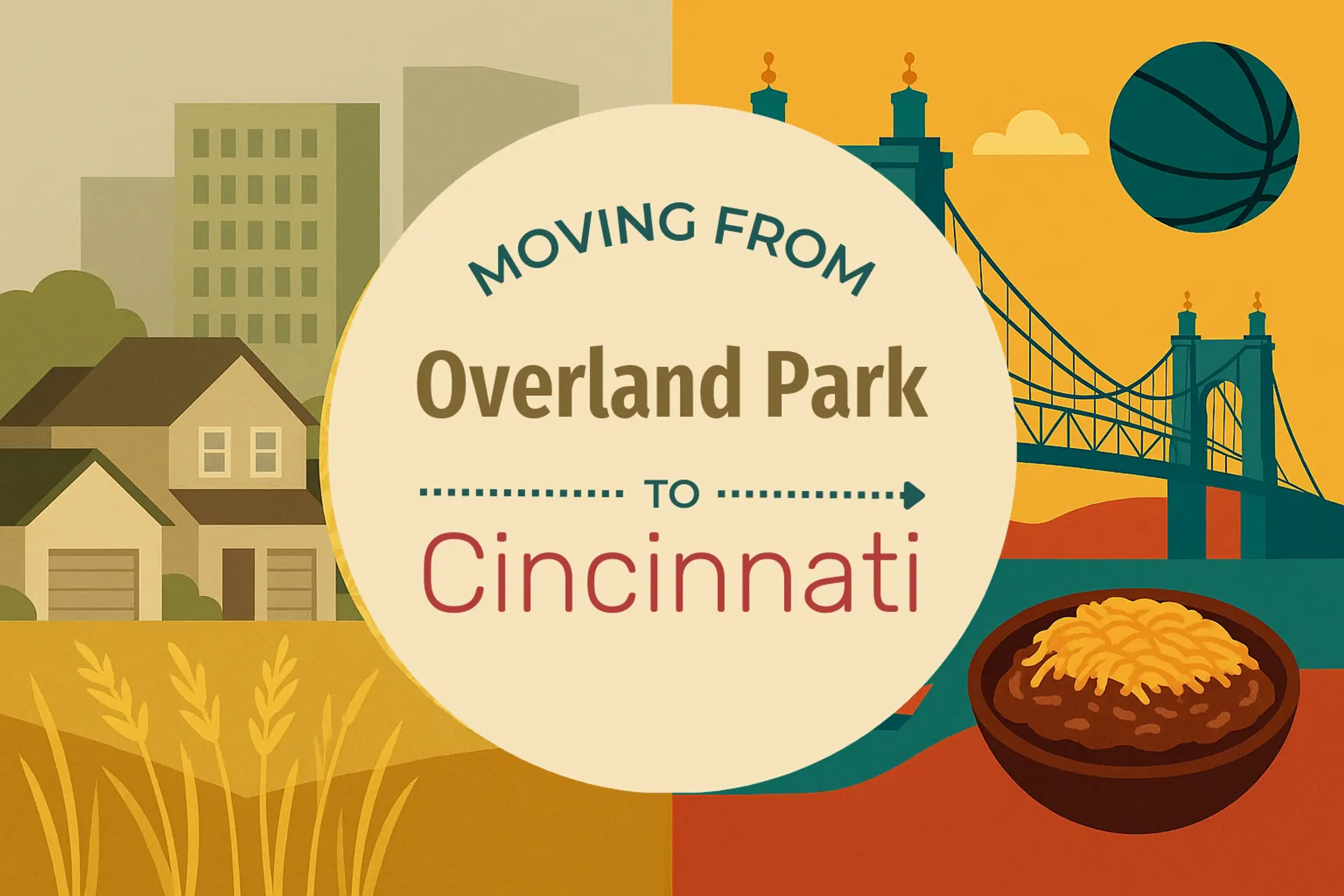 Side-by-side comparison of Overland Park to Cincinnati moving companies