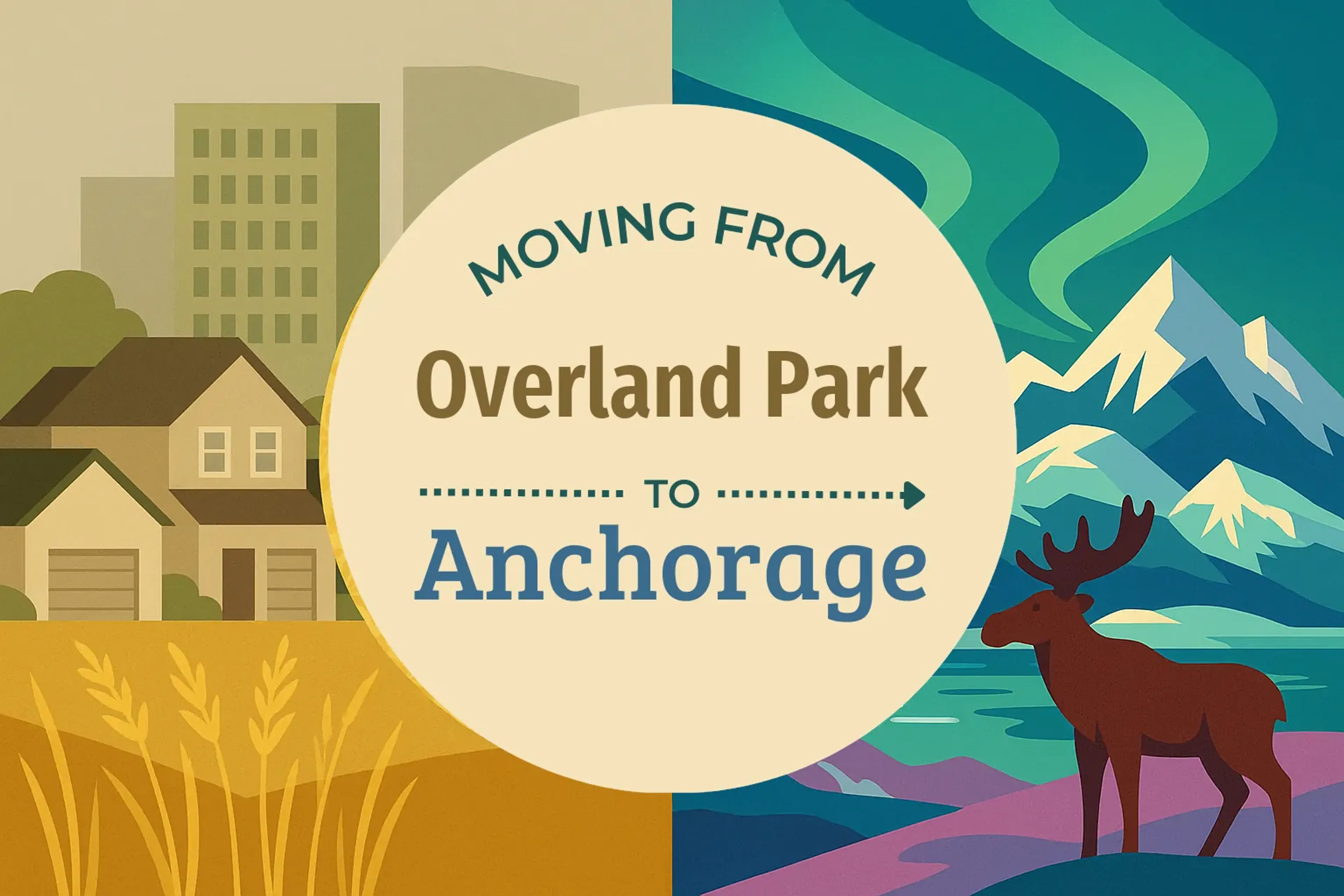 Side-by-side comparison of Overland Park to Anchorage moving companies