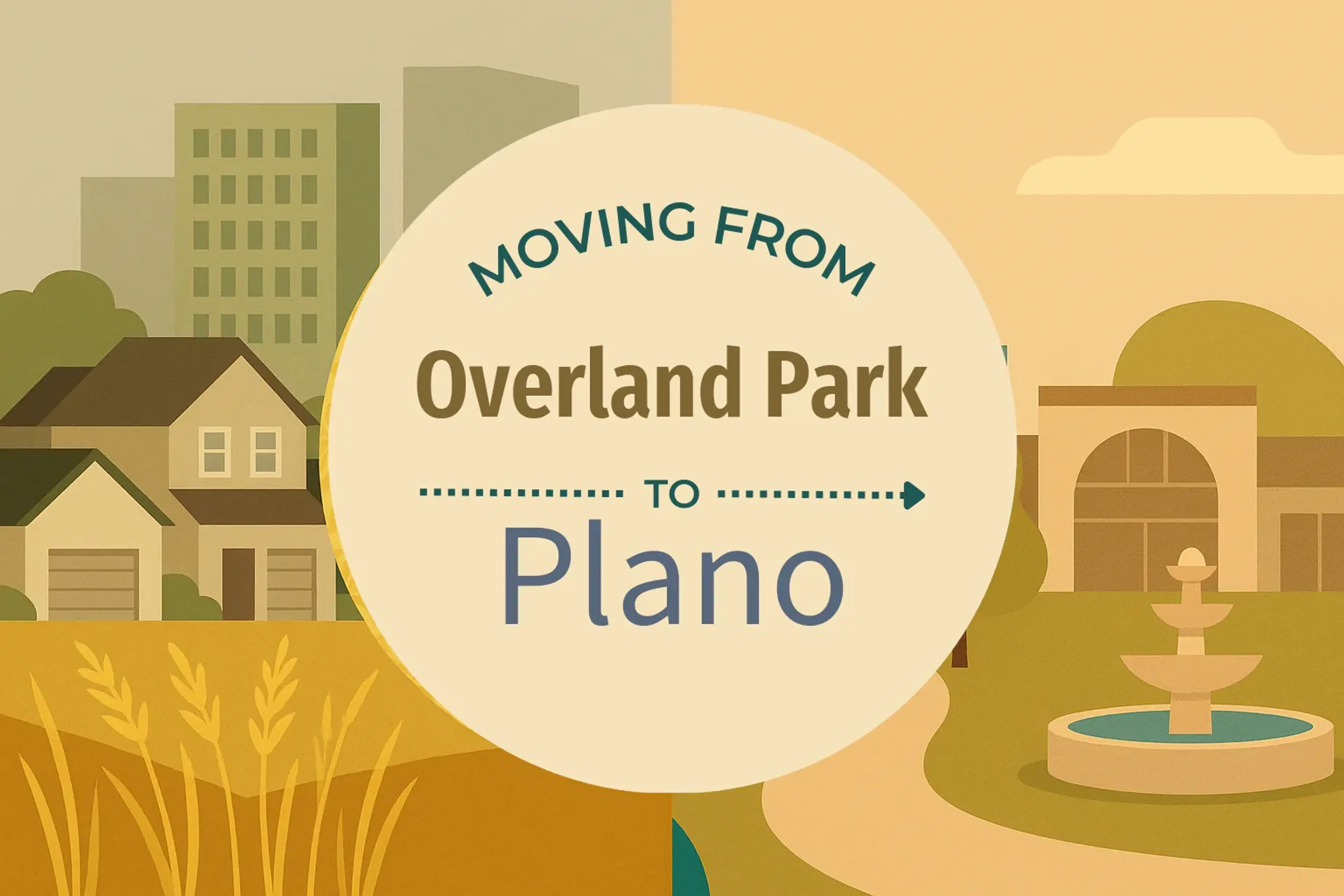 Side-by-side comparison of Overland Park to Plano moving companies