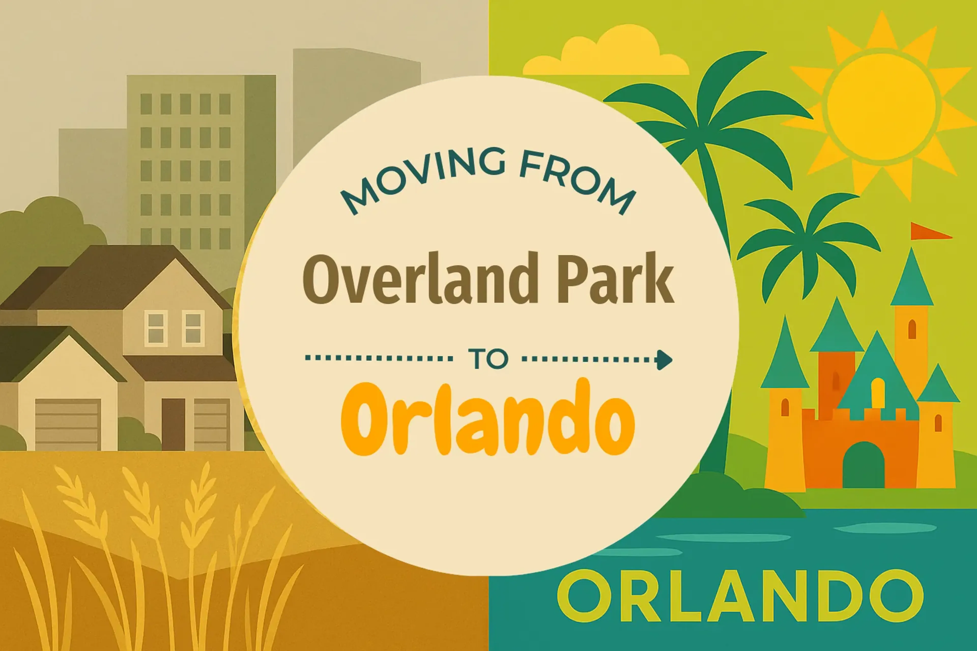 Side-by-side comparison of Overland Park to Orlando moving companies