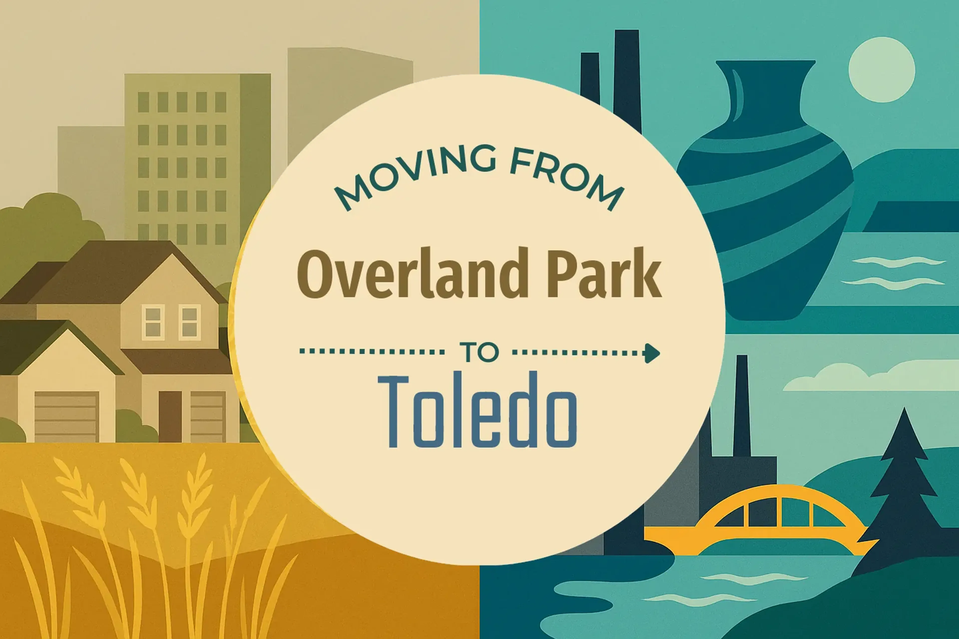 Side-by-side comparison of Overland Park to Toledo moving companies