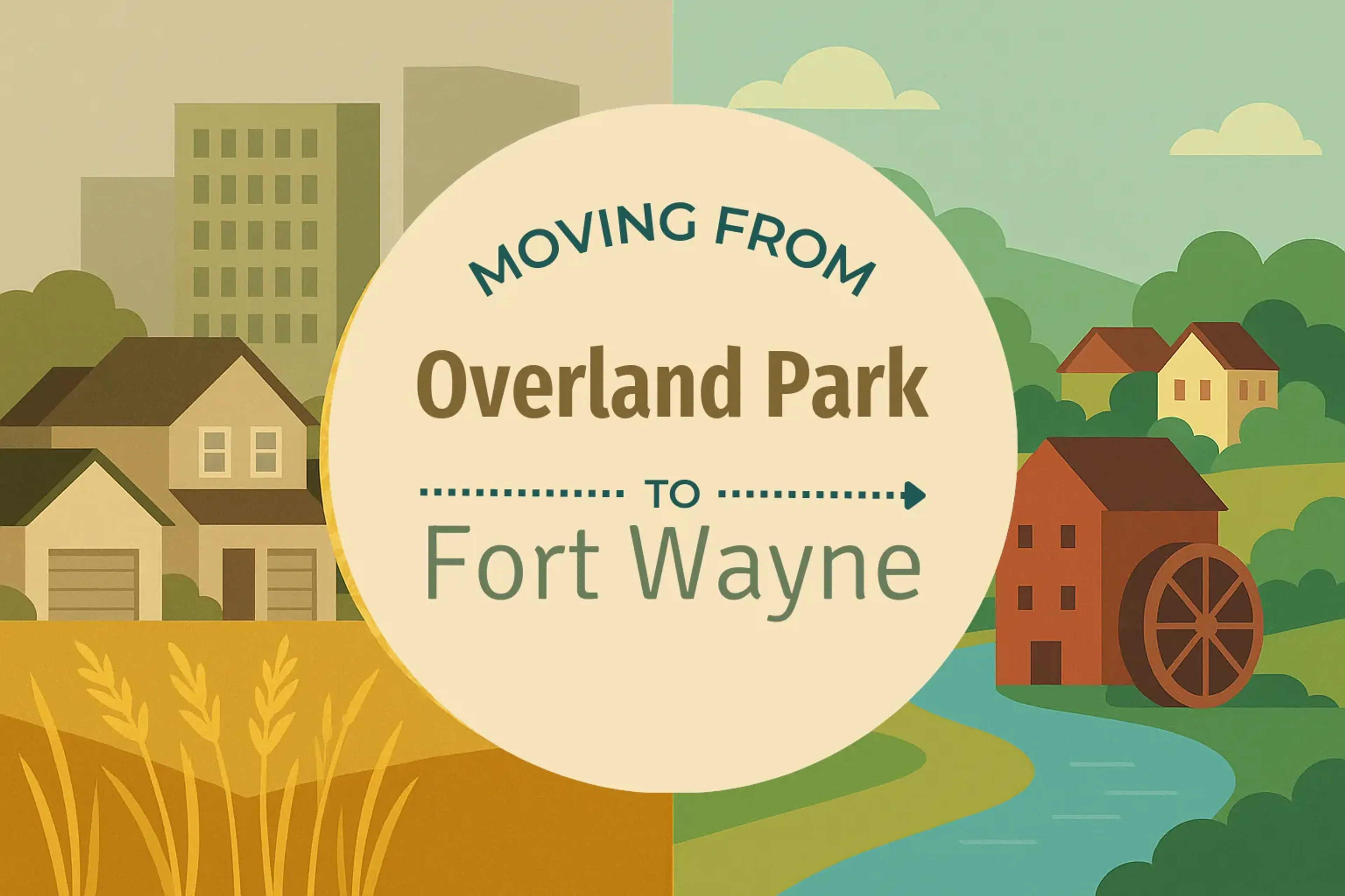 Side-by-side comparison of Overland Park to Fort Wayne moving companies
