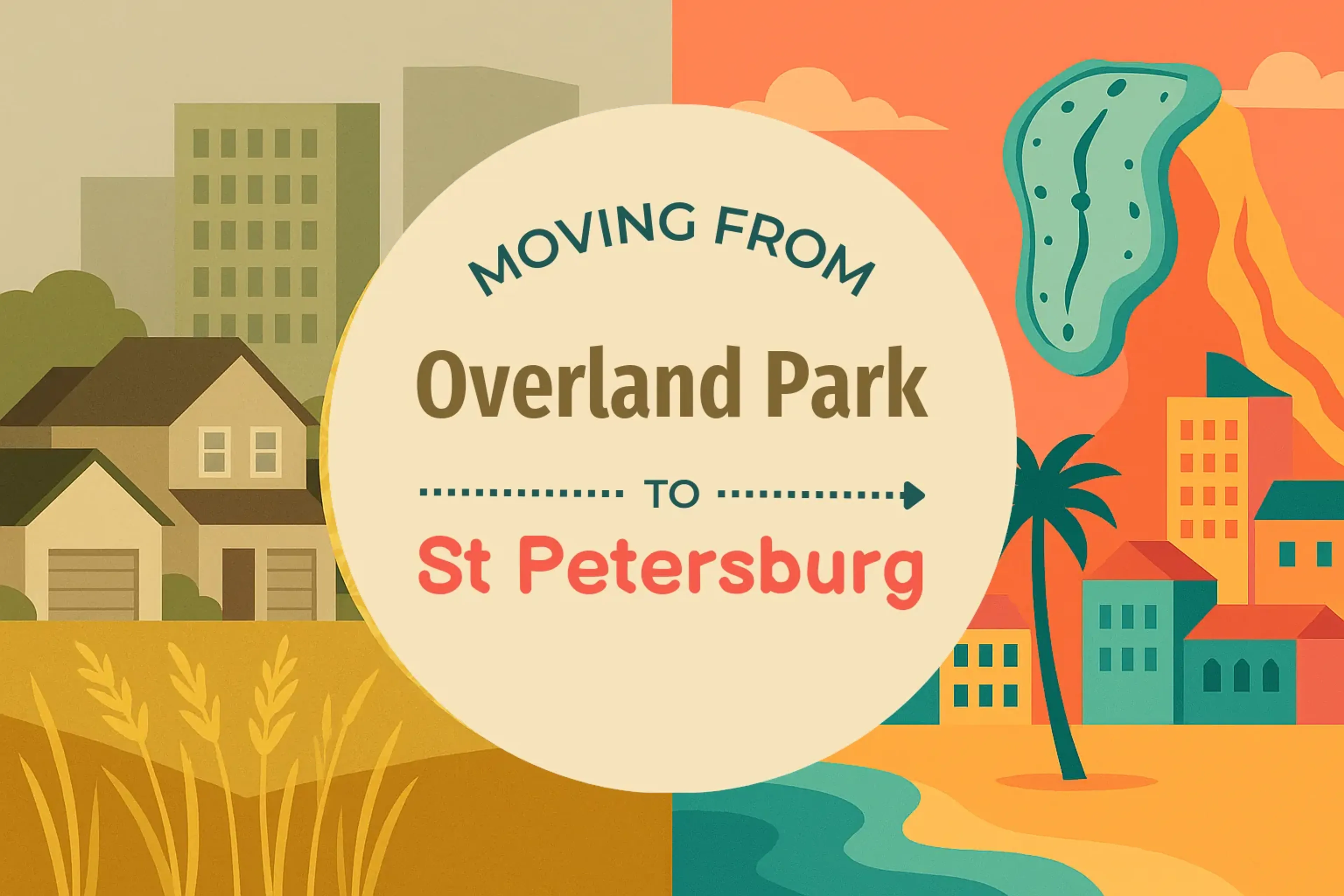 Side-by-side comparison of Overland Park to St. Petersburg moving companies