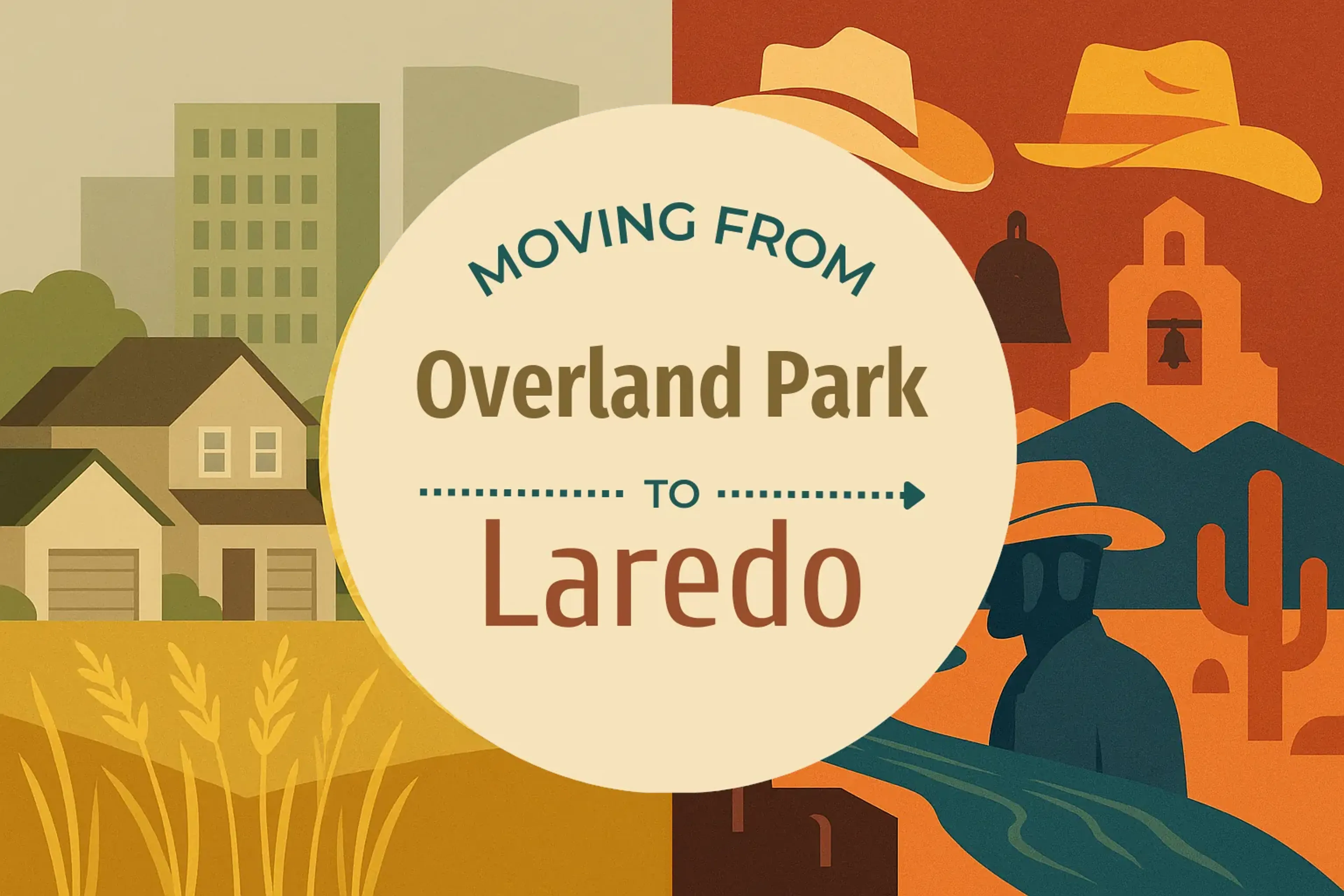 Side-by-side comparison of Overland Park to Laredo moving companies