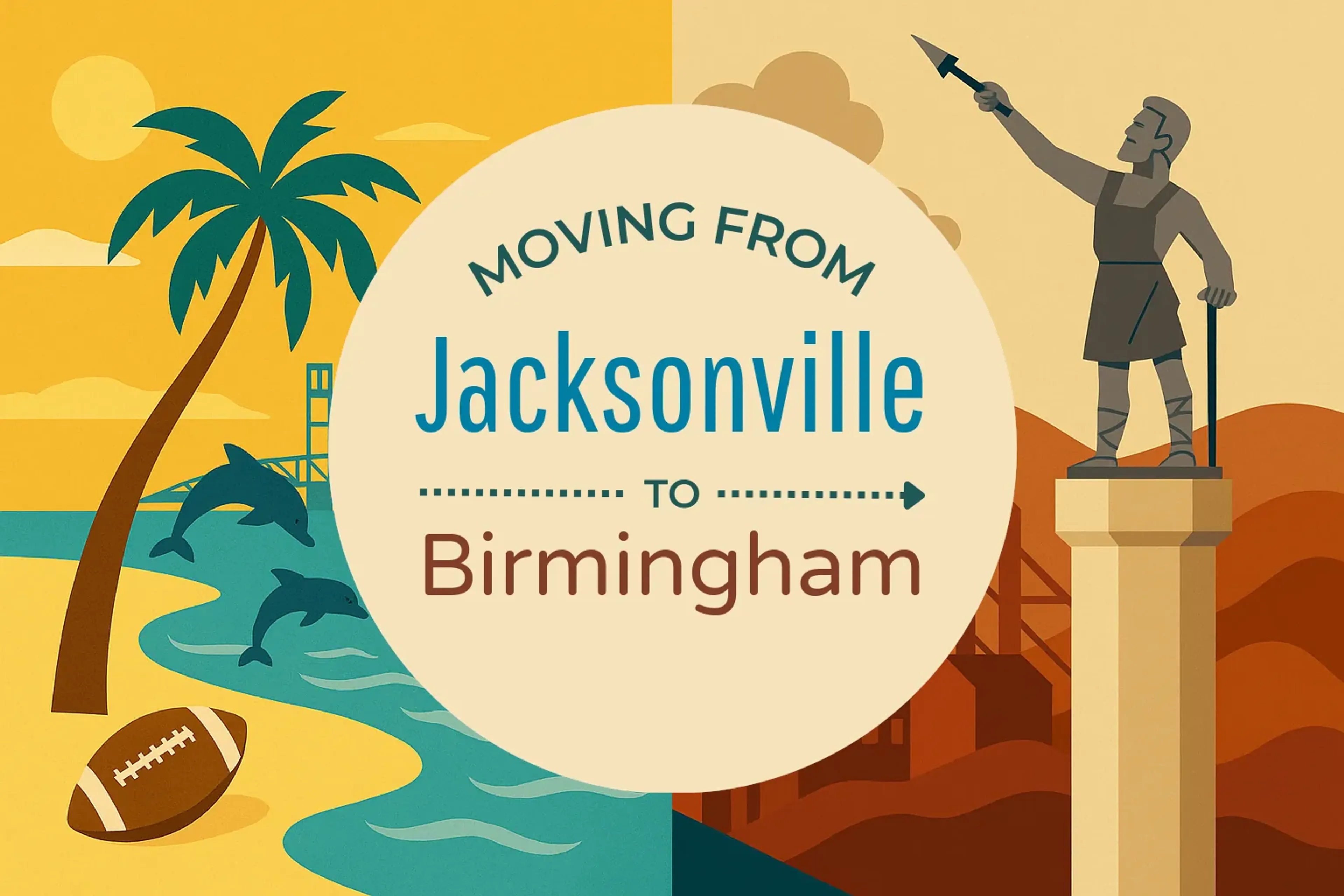 Side-by-side comparison of Jacksonville to Birmingham moving companies
