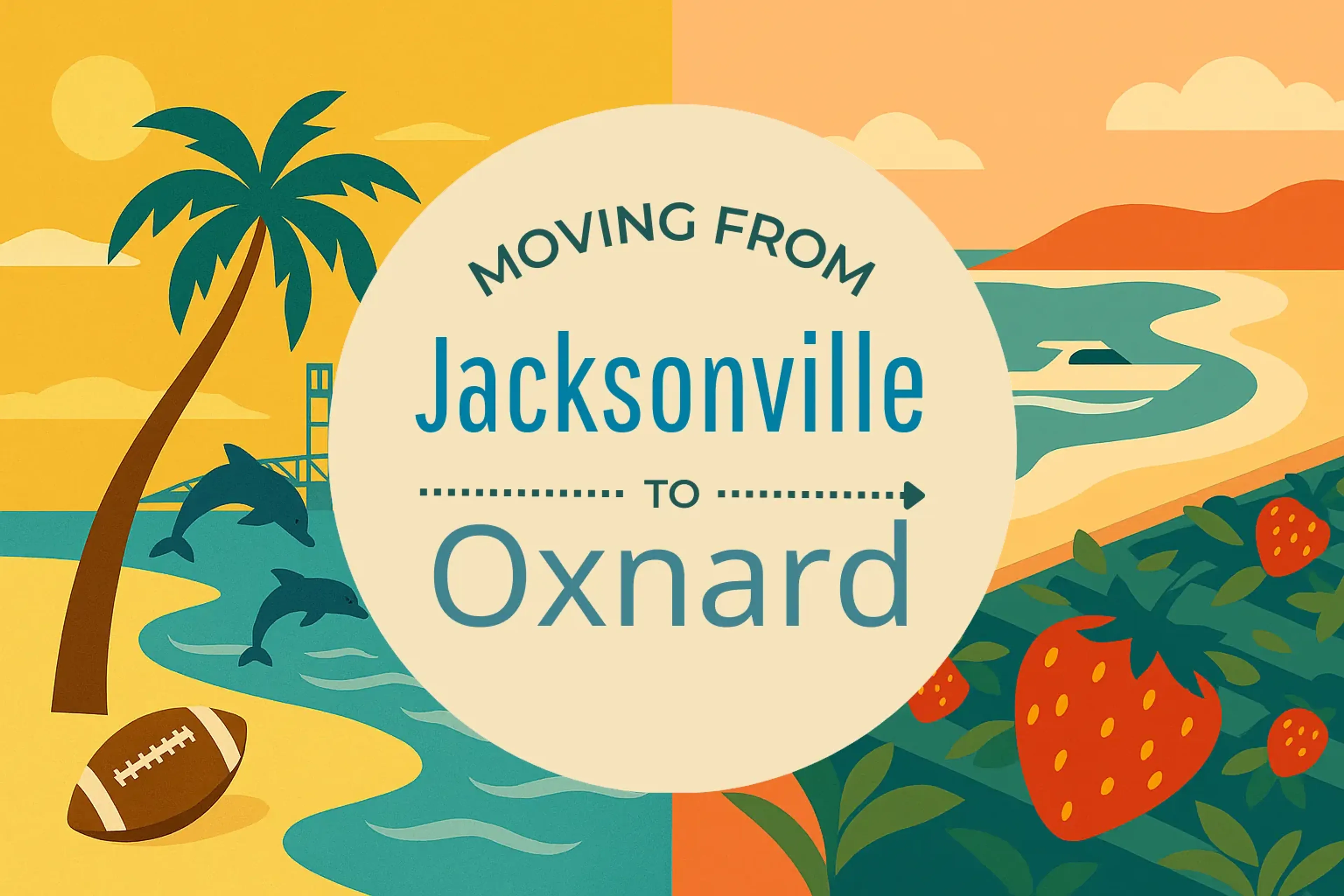 Side-by-side comparison of Jacksonville to Oxnard moving companies