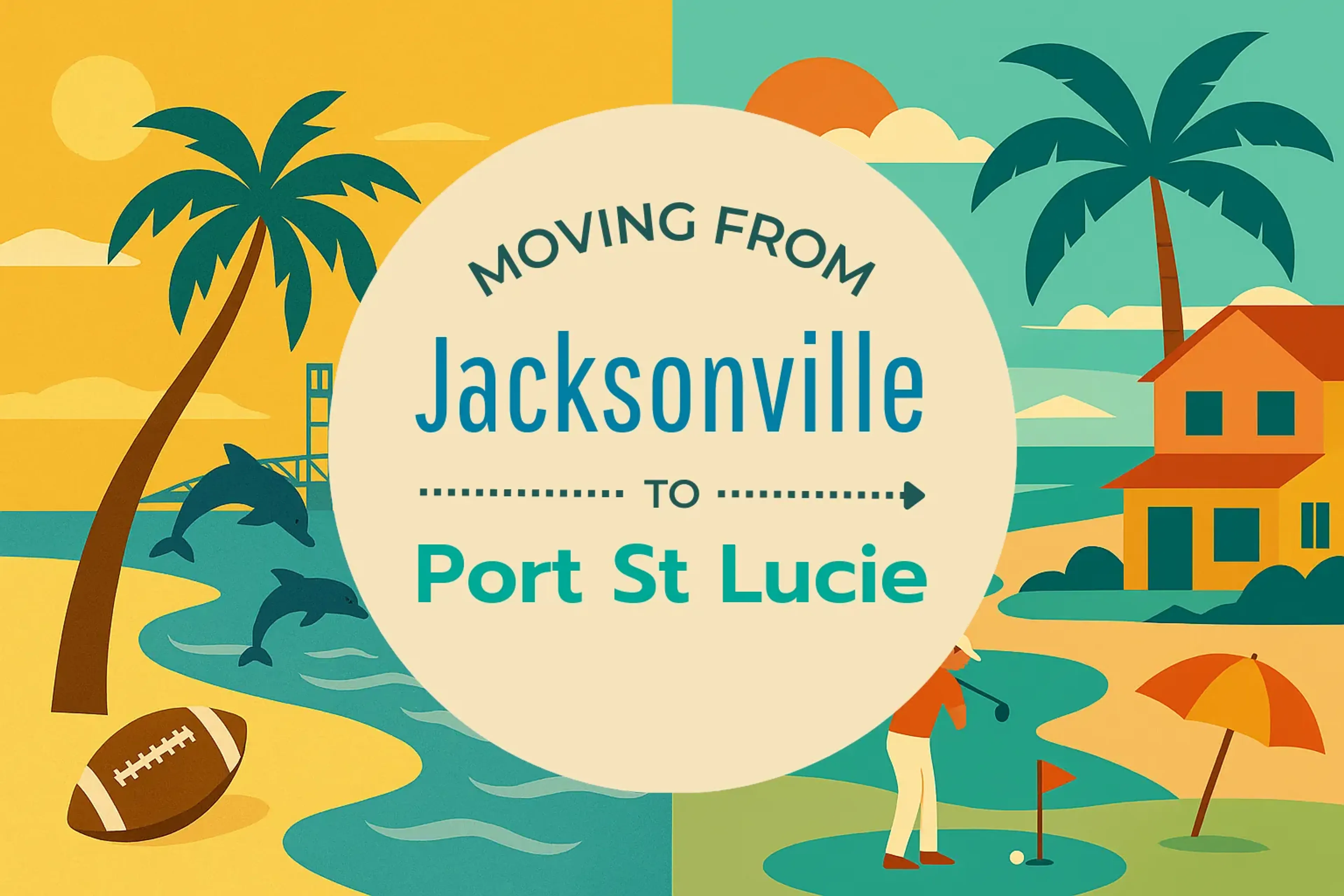 Side-by-side comparison of Jacksonville to Port St. Lucie moving companies