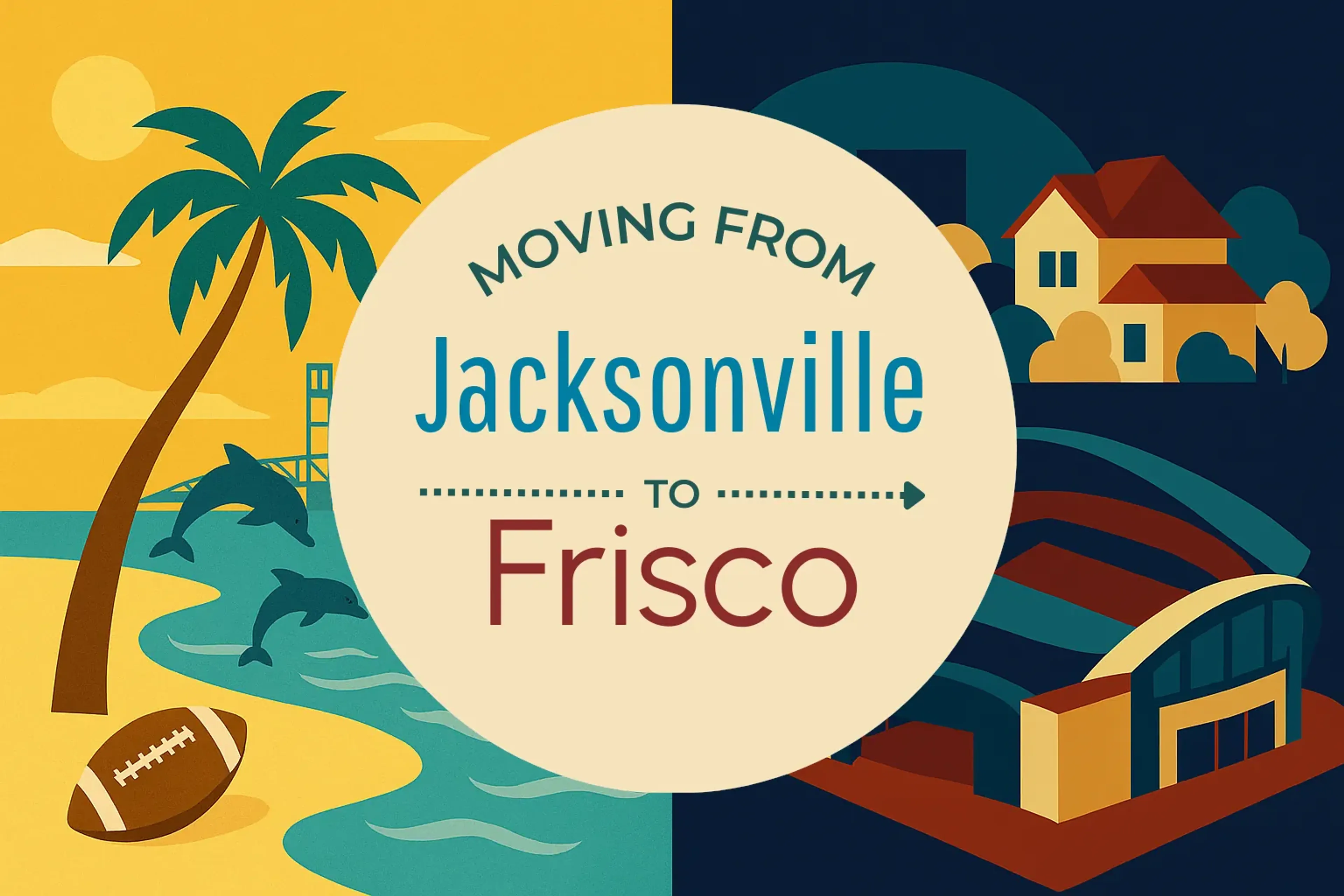 Side-by-side comparison of Jacksonville to Frisco moving companies