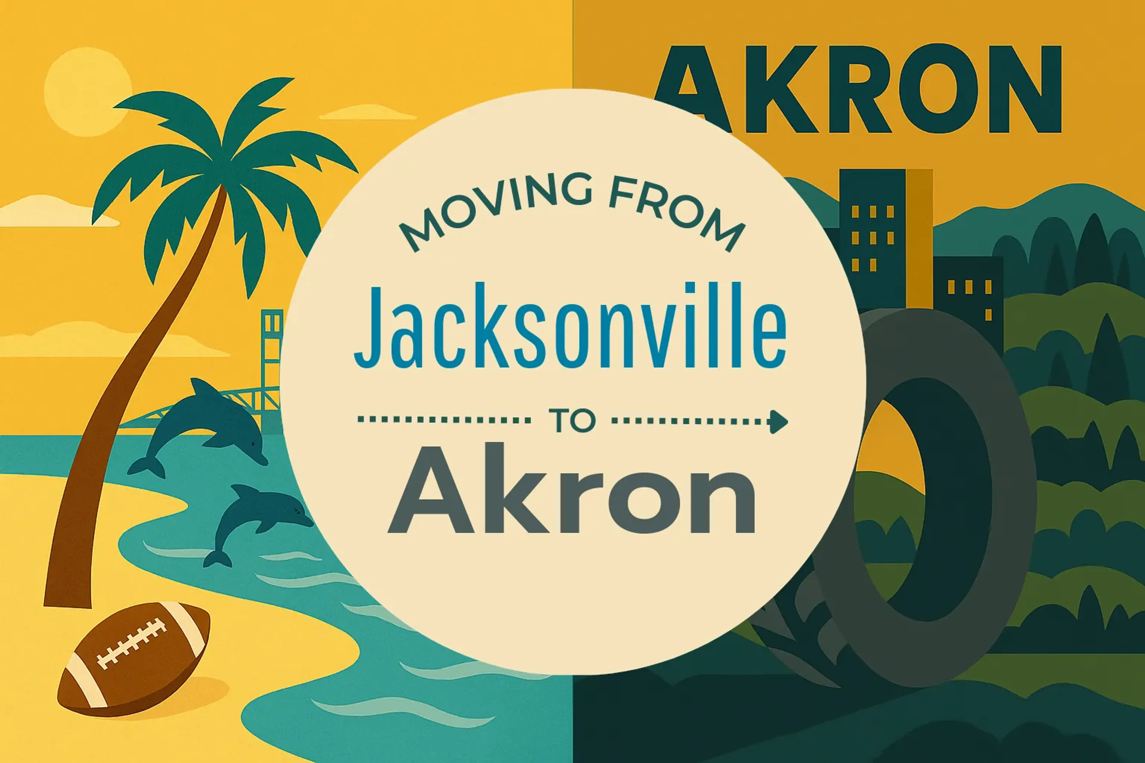 Side-by-side comparison of Jacksonville to Akron moving companies