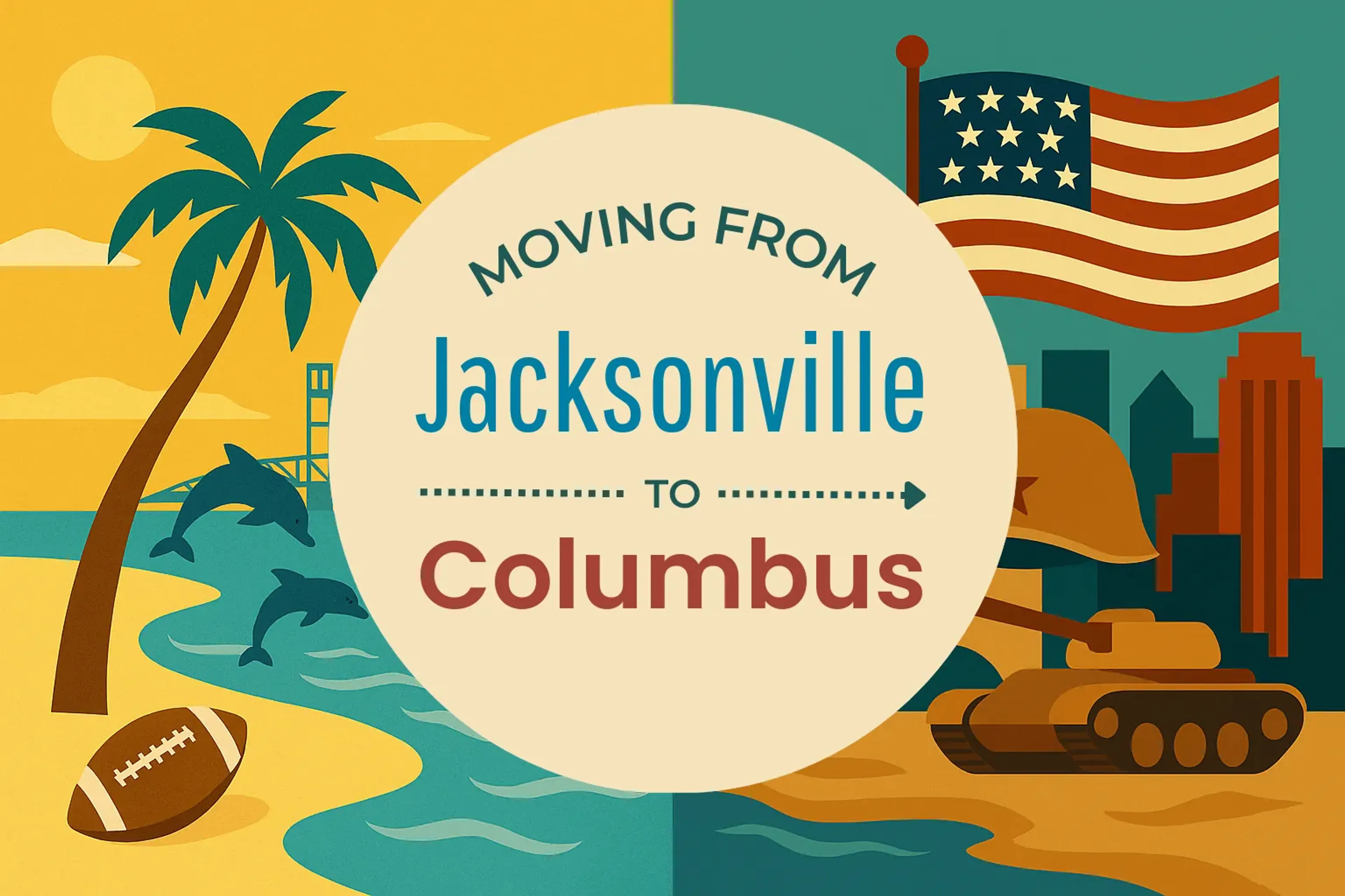 Side-by-side comparison of Jacksonville to Columbus moving companies