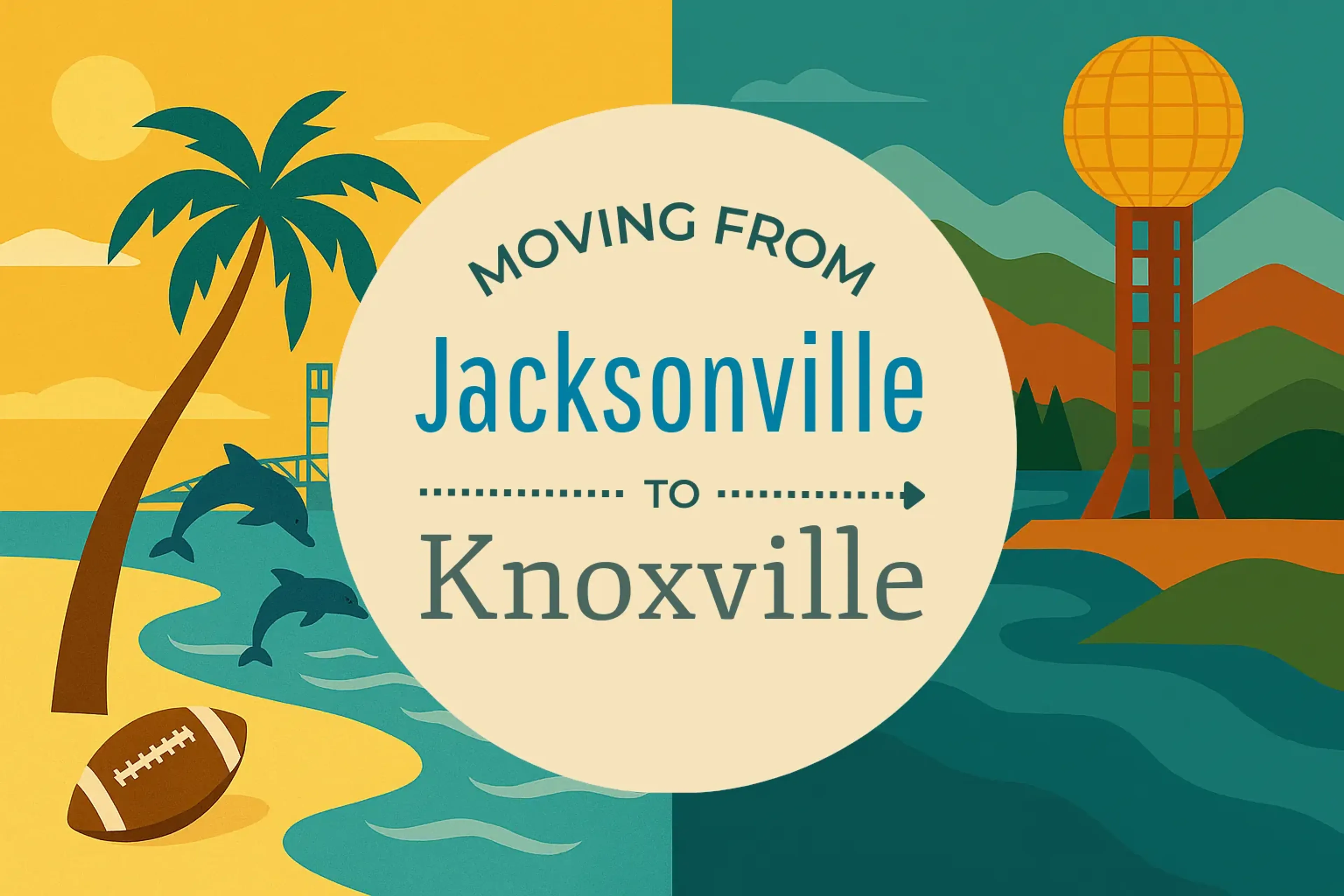 Side-by-side comparison of Jacksonville to Knoxville moving companies